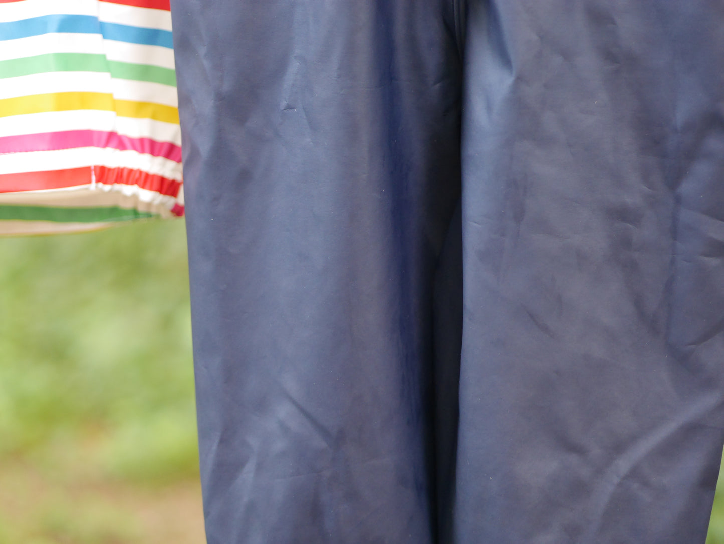 Slaskeman Printed Kids Rain Set - Rainbow Simple Stripe - Size 90 (2 yr)