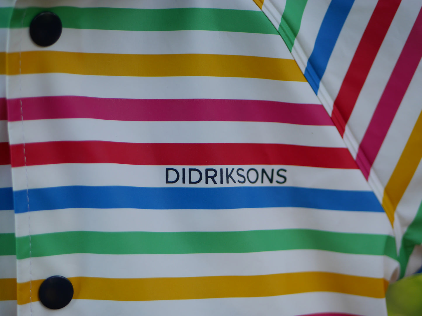 Slaskeman Printed Kids Rain Set - Rainbow Simple Stripe - Size 90 (2 yr)