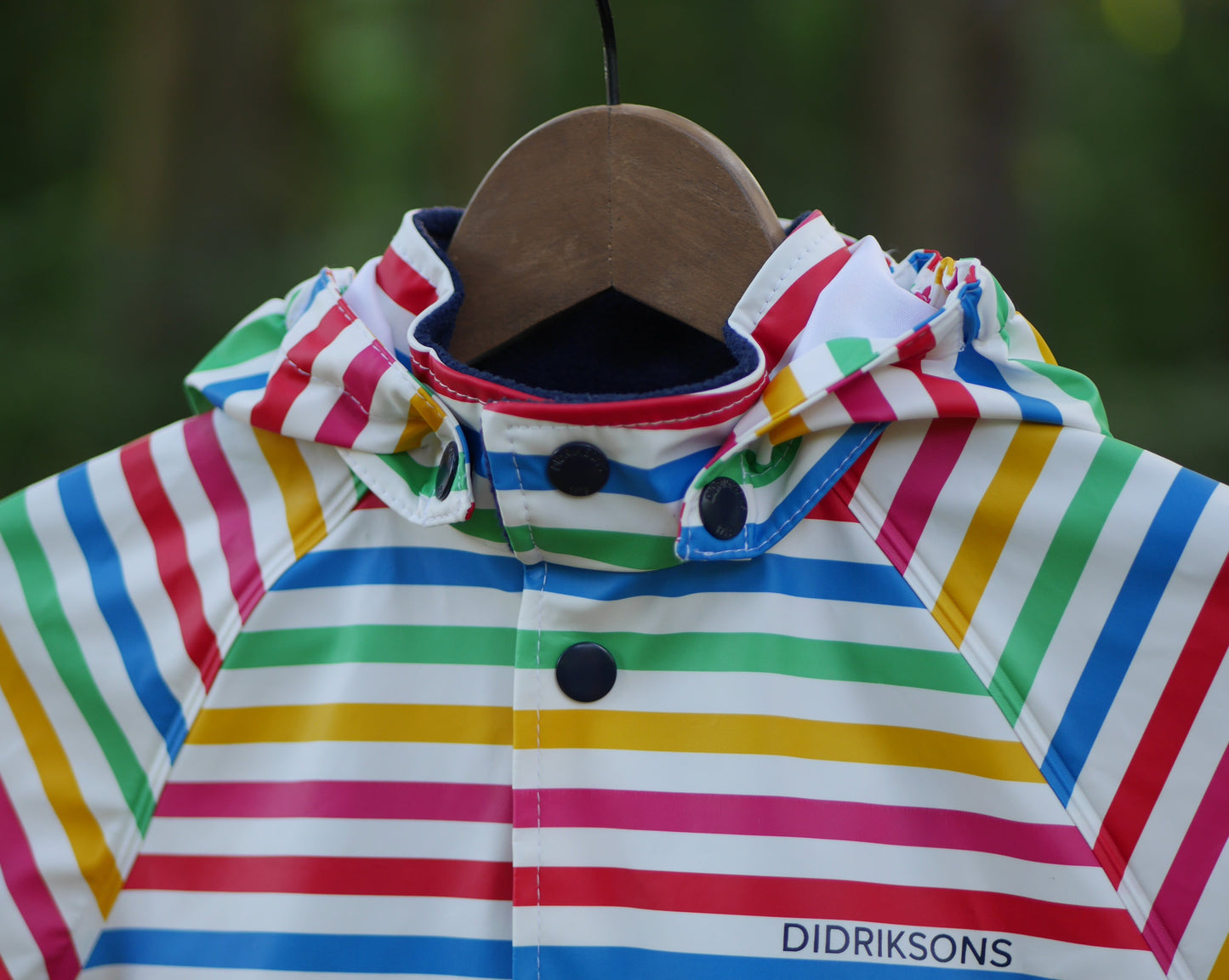Slaskeman Printed Kids Rain Set - Rainbow Simple Stripe - Size 90 (2 yr)