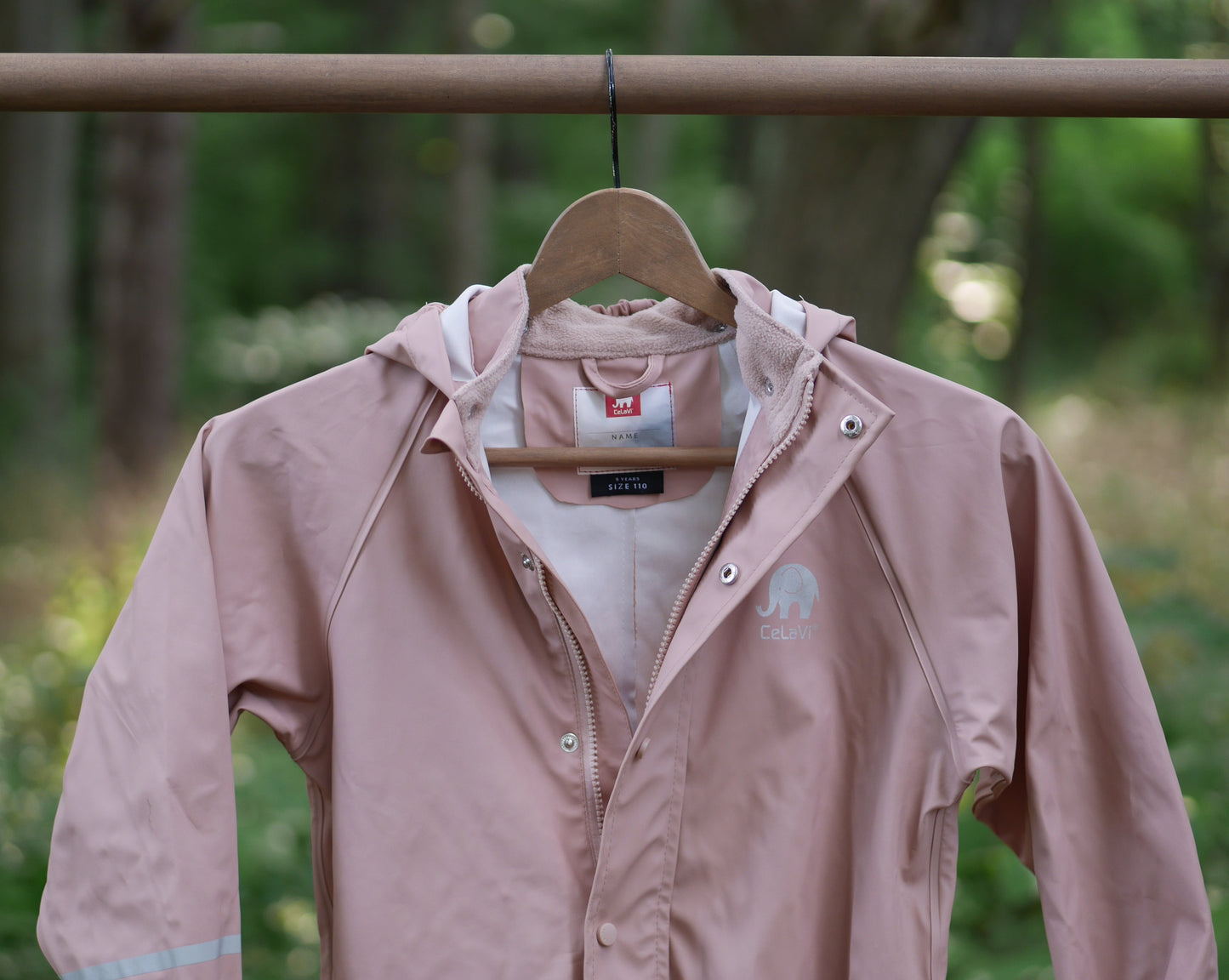 One Piece Classic Rain Suit - Misty Rose- Size 110 (5 yr)