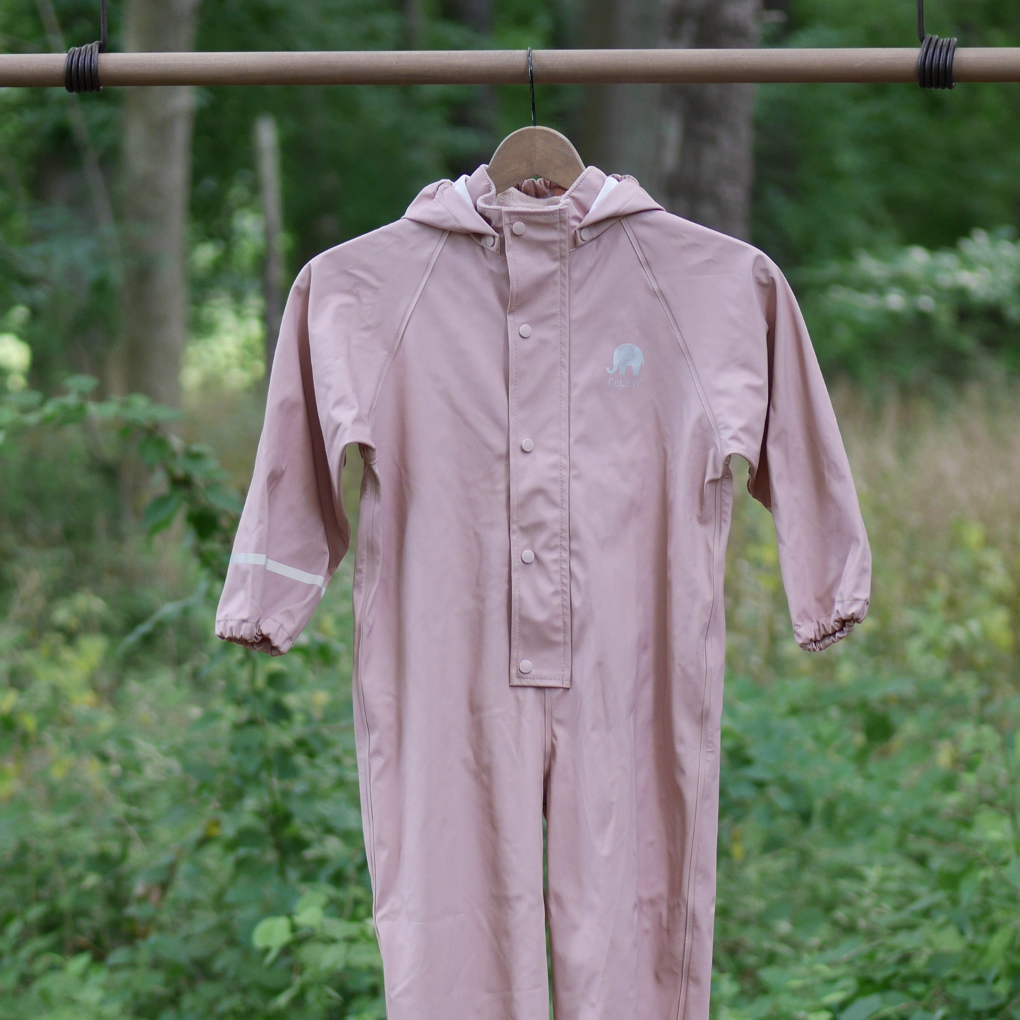 One Piece Classic Rain Suit - Misty Rose- Size 110 (5 yr)