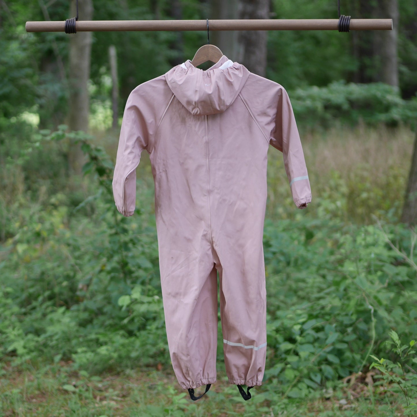One Piece Classic Rain Suit - Misty Rose- Size 110 (5 yr)