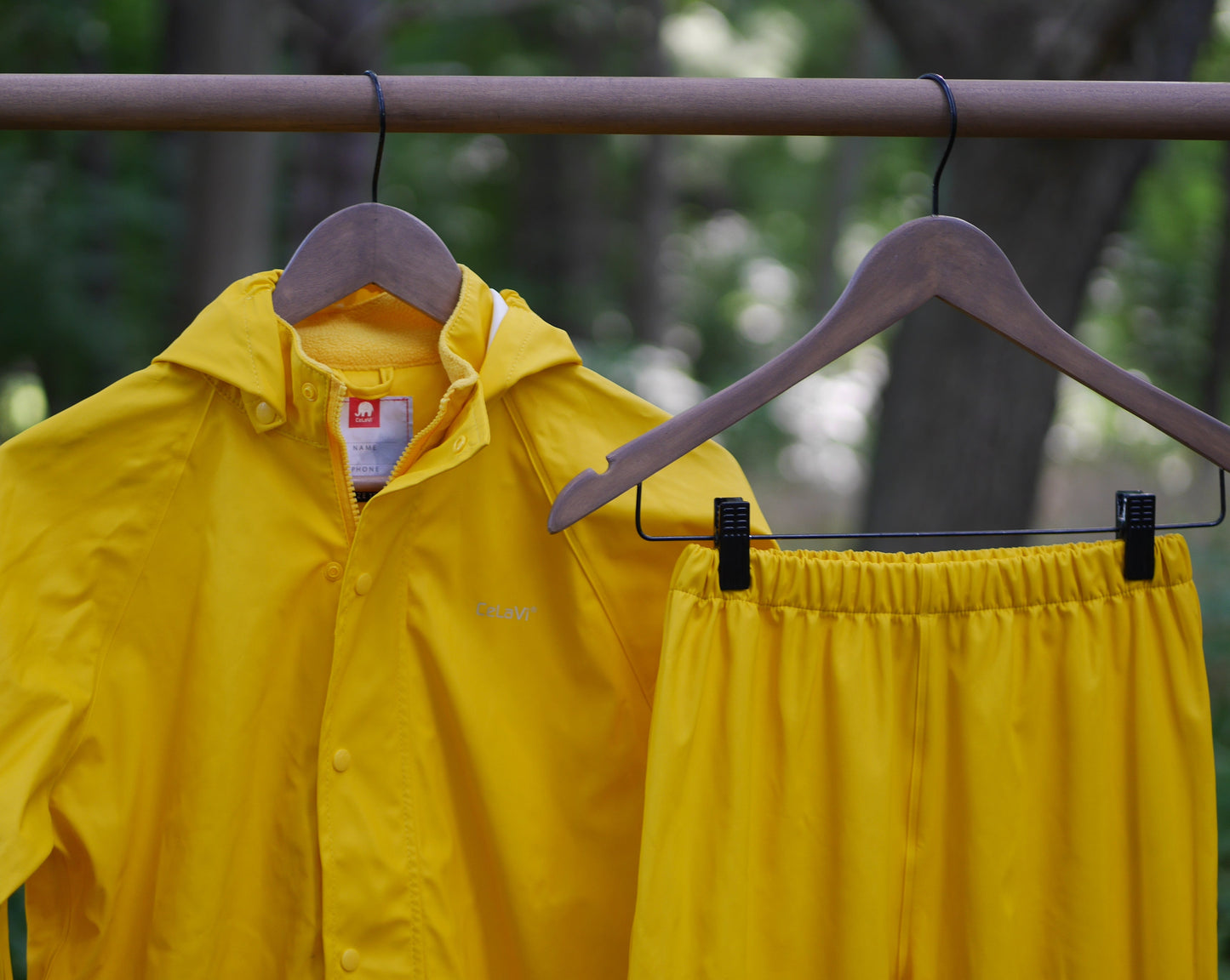 Two Piece Classic Rain Suit - Yellow- Size 130 (8-9 yr)