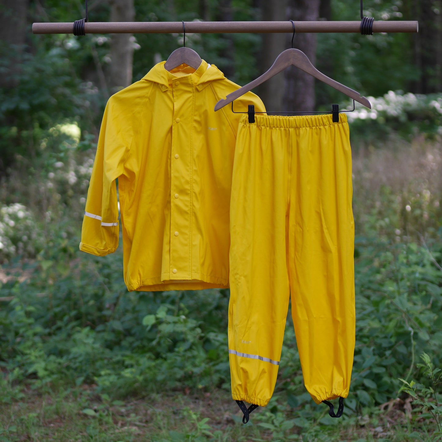 Two Piece Classic Rain Suit - Yellow- Size 130 (8-9 yr)