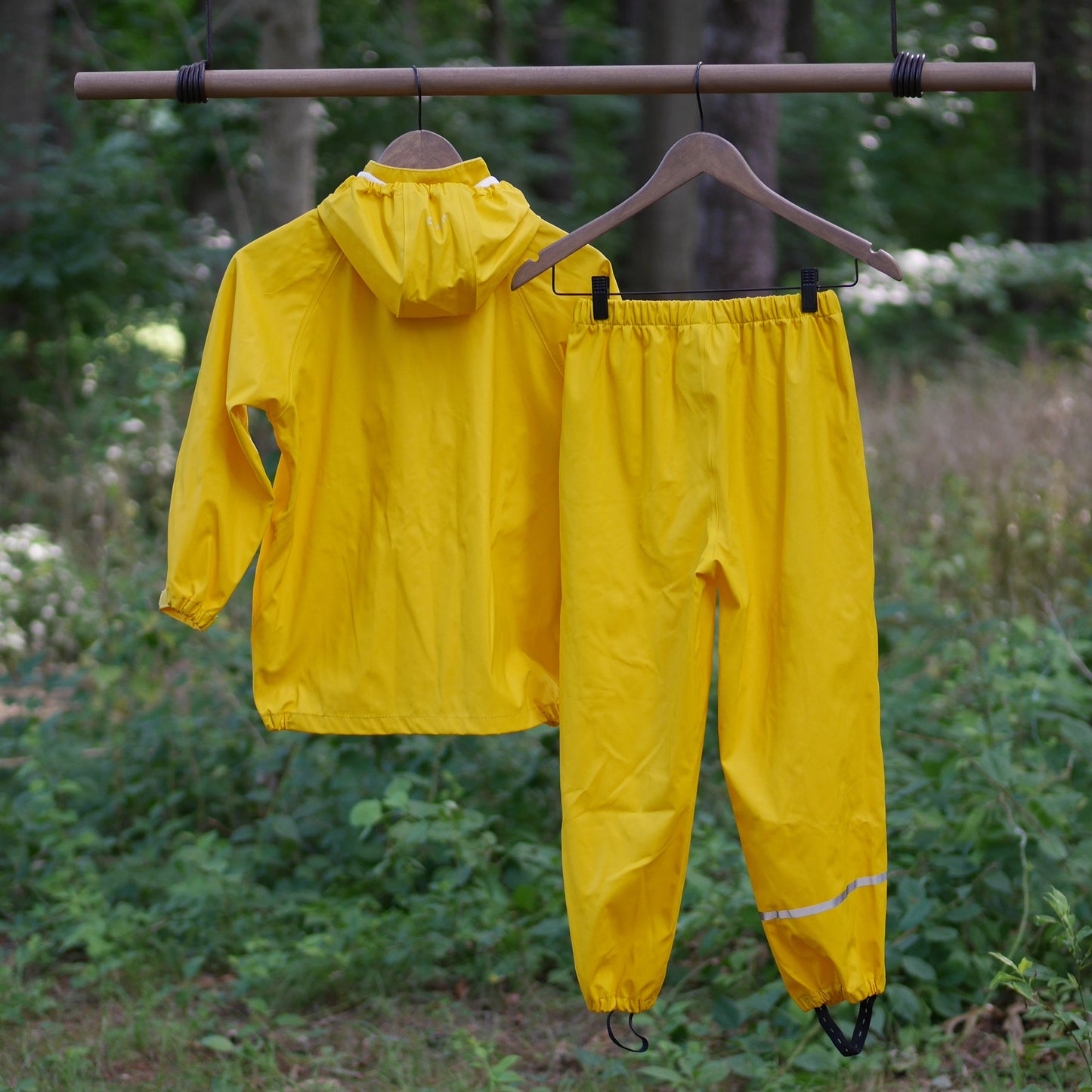 Two Piece Classic Rain Suit - Yellow- Size 130 (8-9 yr)