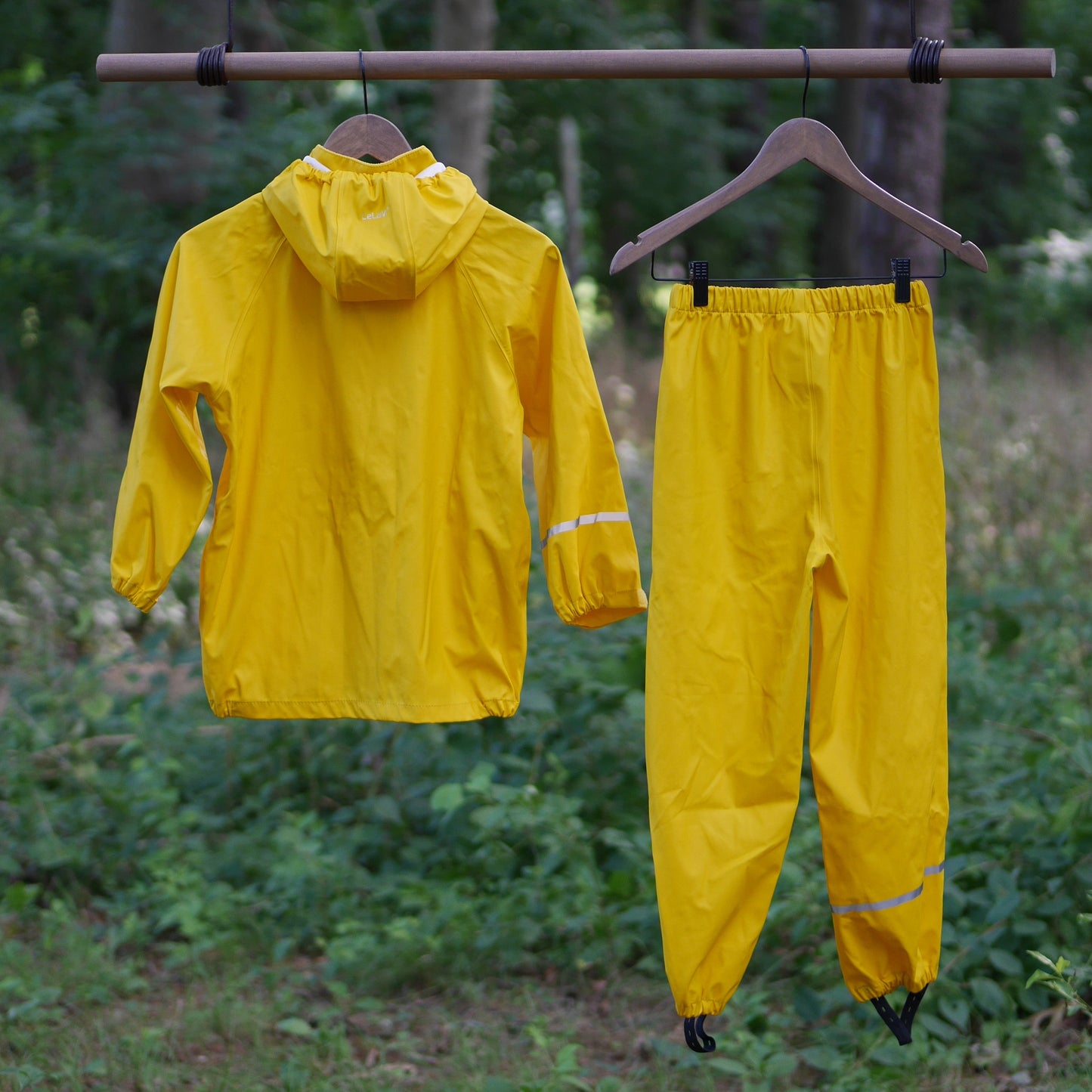 Two Piece Classic Rain Suit - Yellow- Size 130 (8-9 yr)