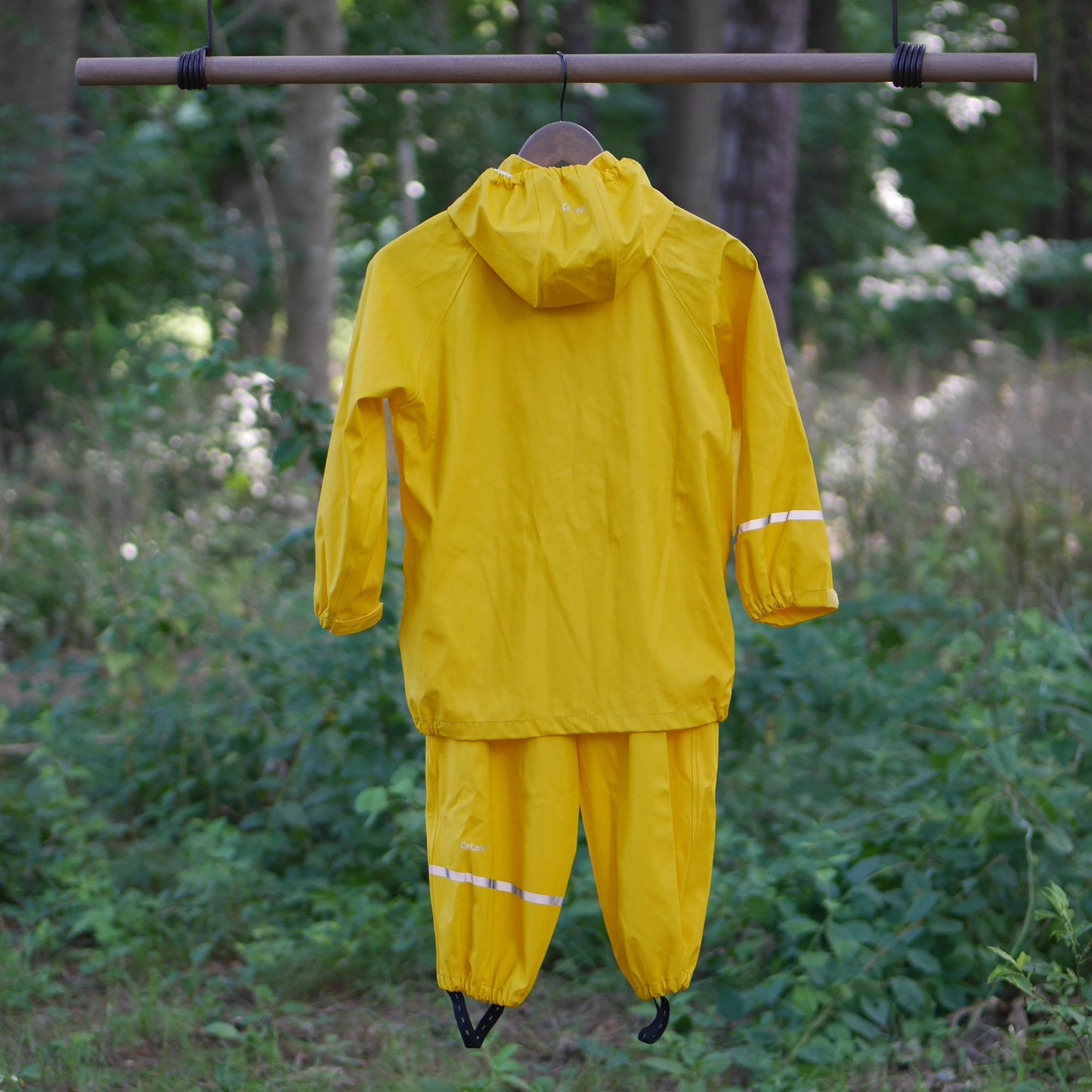 Two Piece Classic Rain Suit - Yellow- Size 130 (8-9 yr)