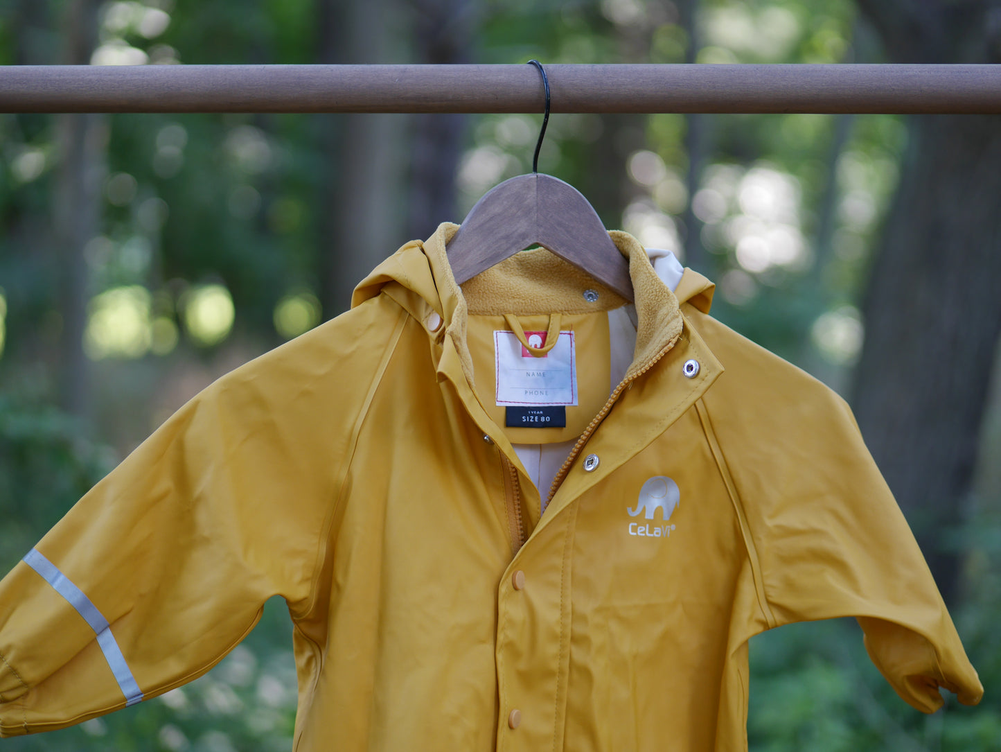 One Piece Classic Rain Suit - Mineral Yellow - Size 80 (1 yr)
