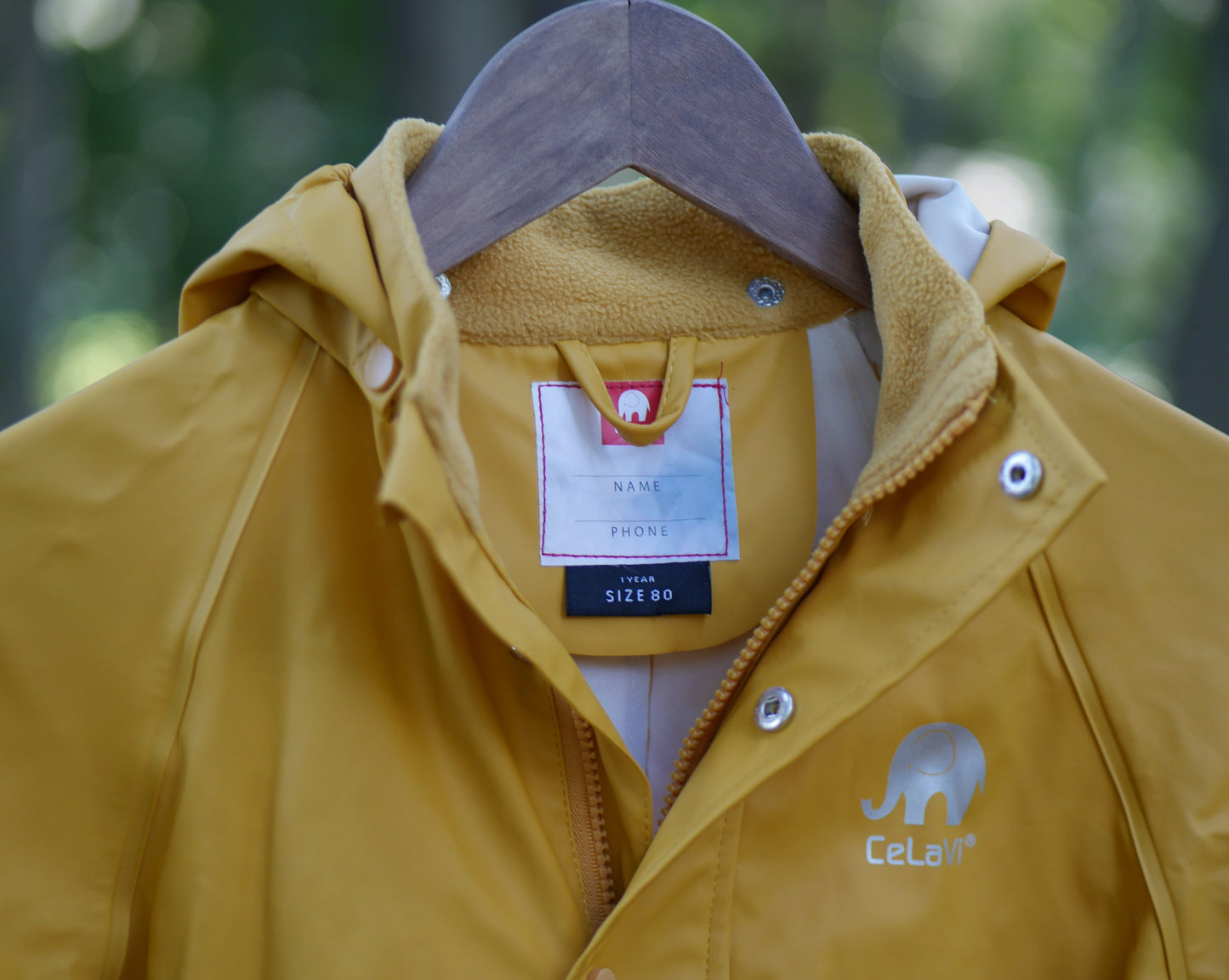 One Piece Classic Rain Suit - Mineral Yellow - Size 80 (1 yr)