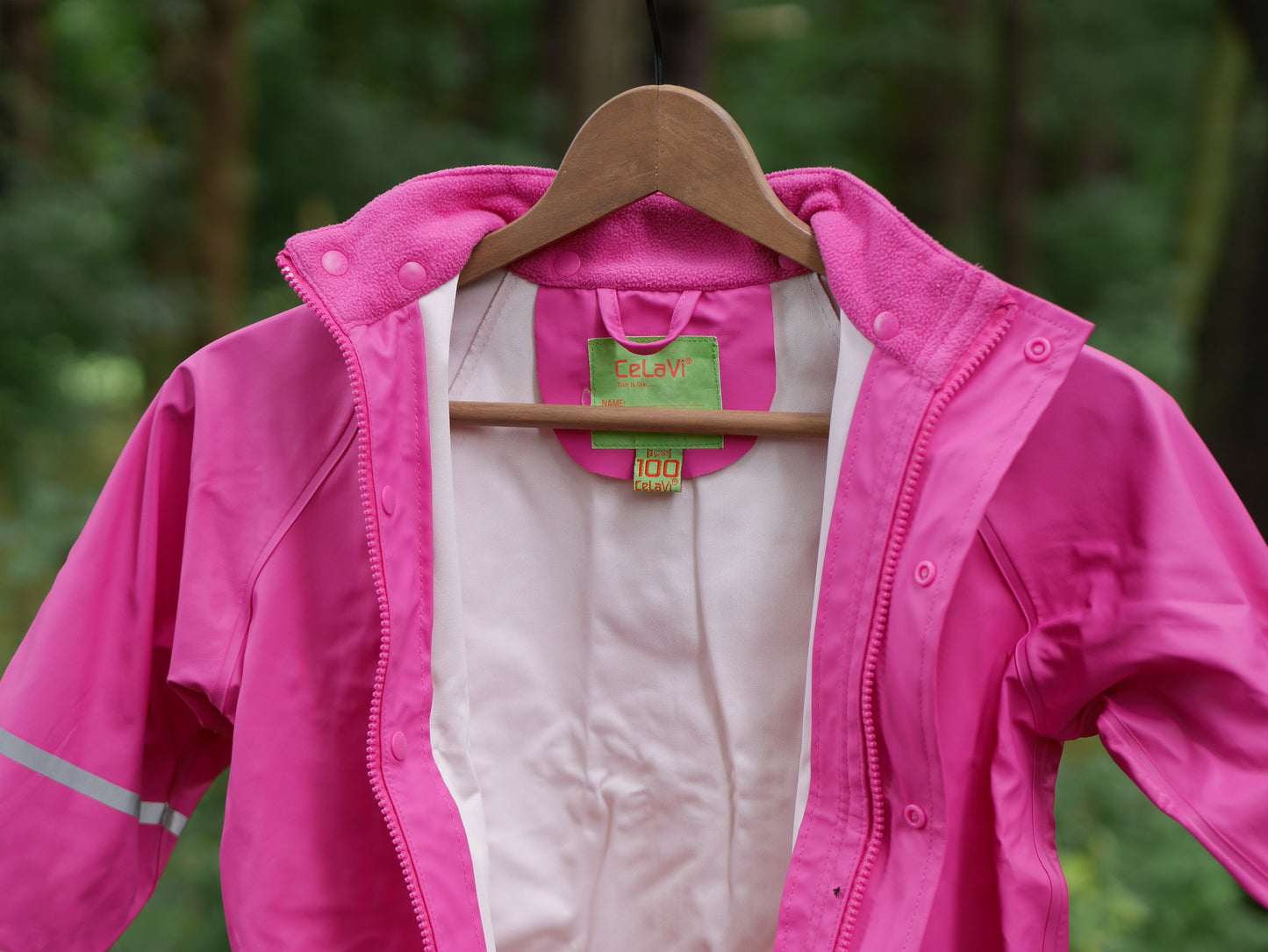 Classic Rain Coat - Real Pink - Size 100 (3 yr)