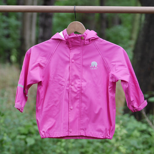 Classic Rain Coat - Real Pink - Size 100 (3 yr)