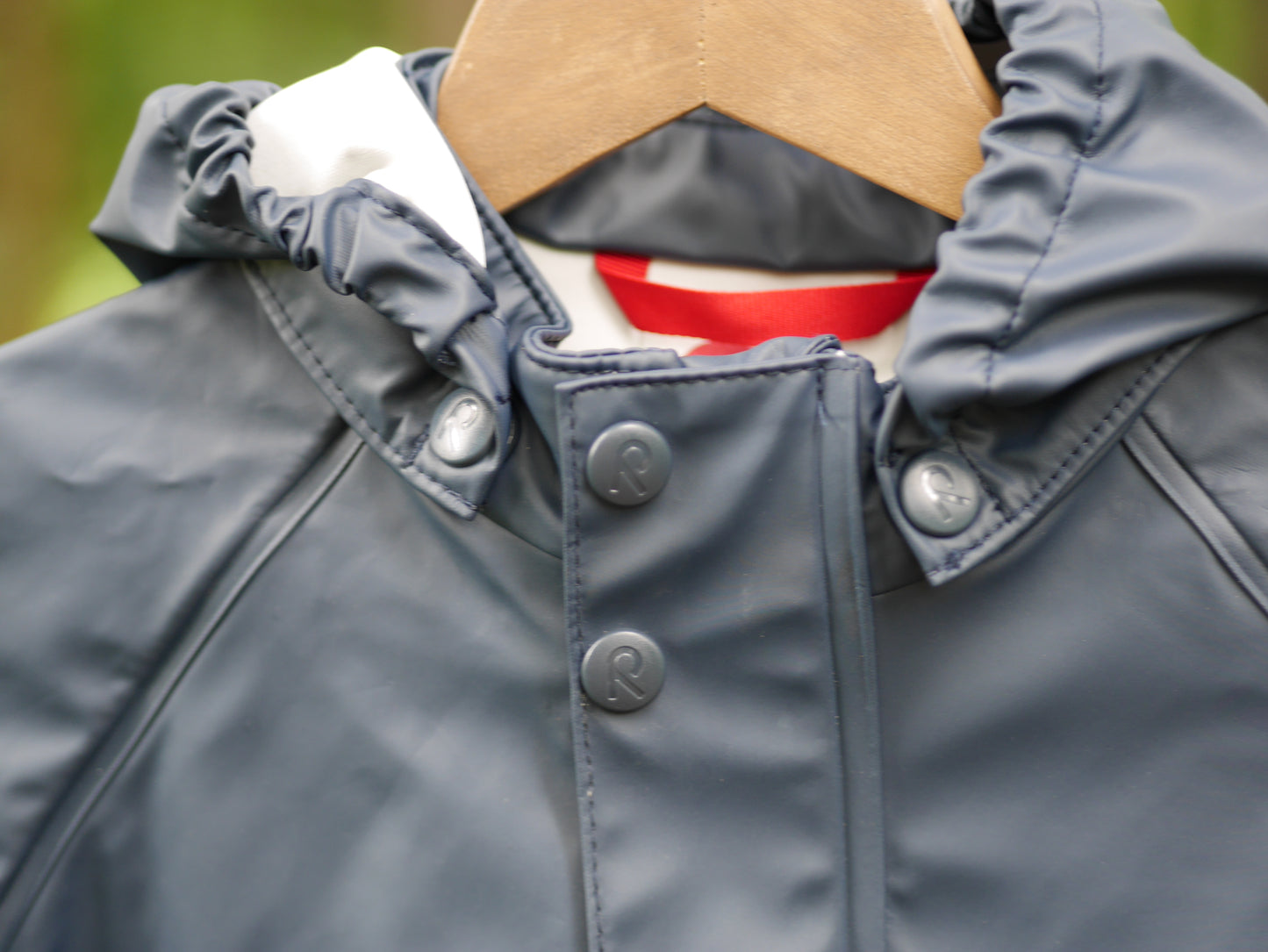 Lampi Waterproof Hooded Rain Coat - Navy - Size 86 (18-24 m)