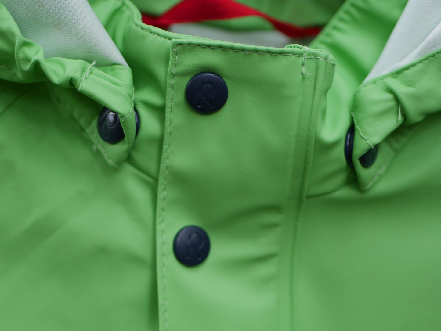 Lampi Waterproof Hooded Rain Coat - Summer Green - Size 122 (7 yr)