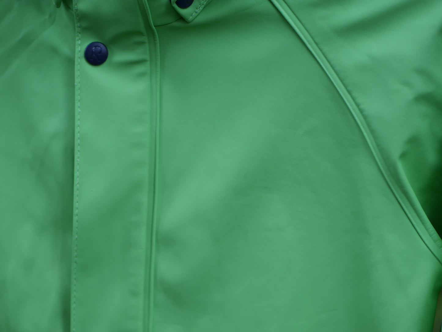 Lampi Waterproof Hooded Rain Coat - Summer Green - Size 122 (7 yr)