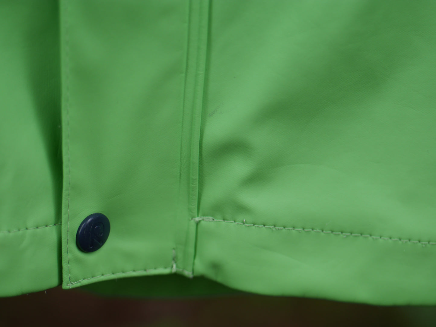 Lampi Waterproof Hooded Rain Coat - Summer Green - Size 122 (7 yr)