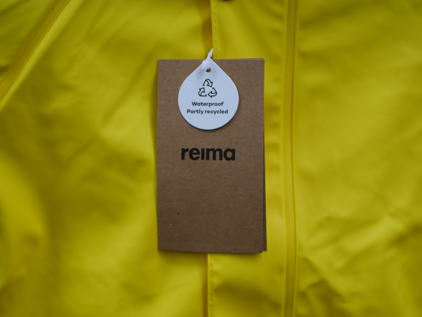 Lampi Waterproof Hooded Rain Coat- Yellow - Size 98 (3T)