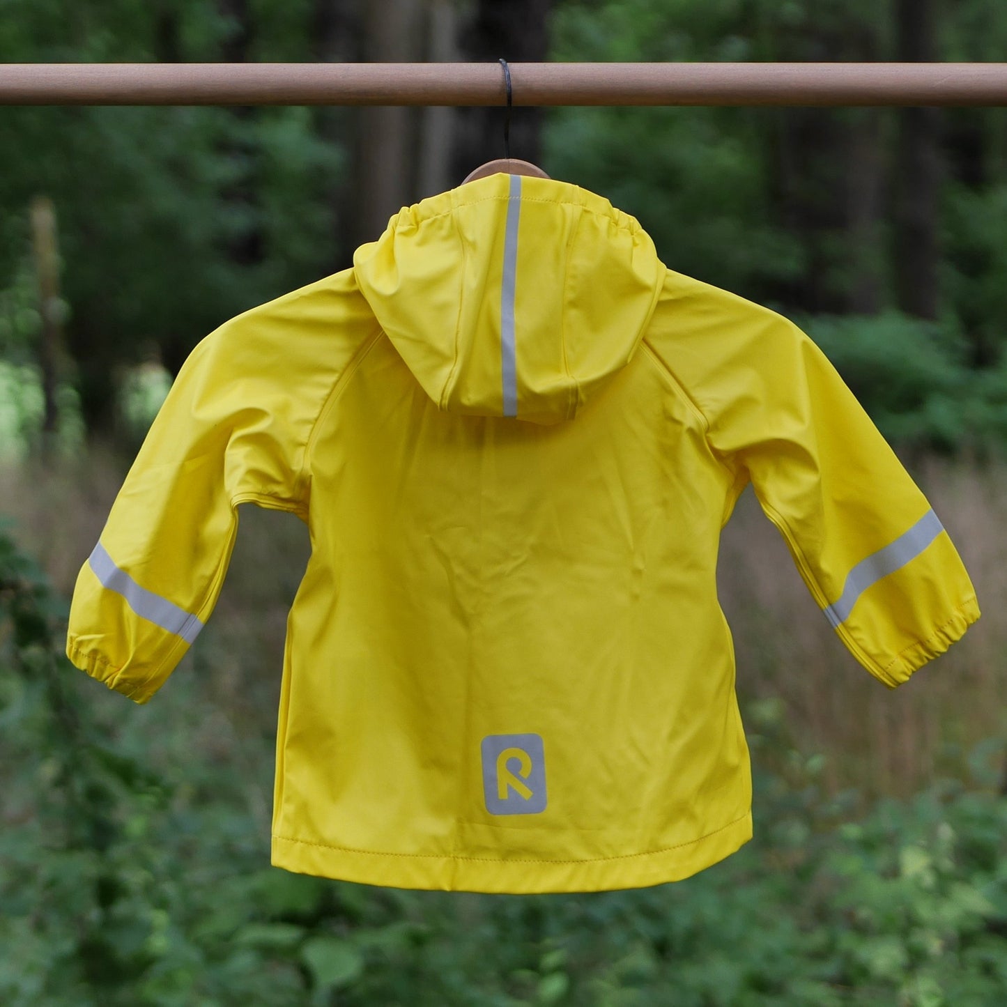 Lampi Waterproof Hooded Rain Coat- Yellow - Size 98 (3T)