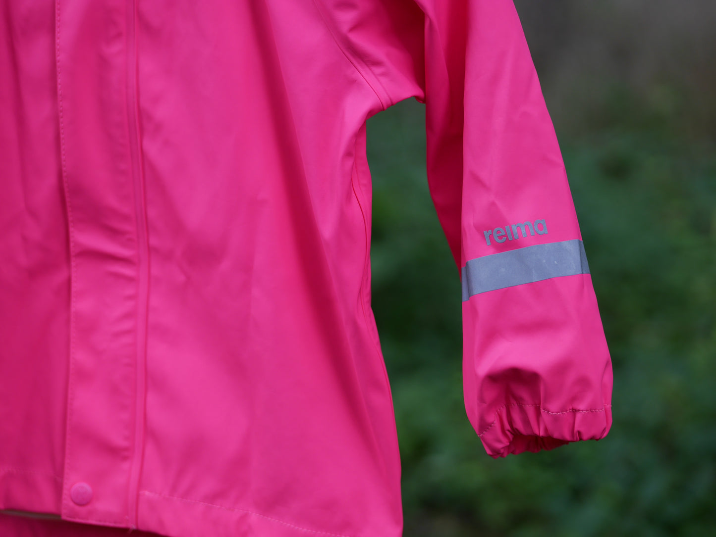 Lampi Waterproof Hooded Rain Coat - Candy Pink - Size 110 (5 yr)