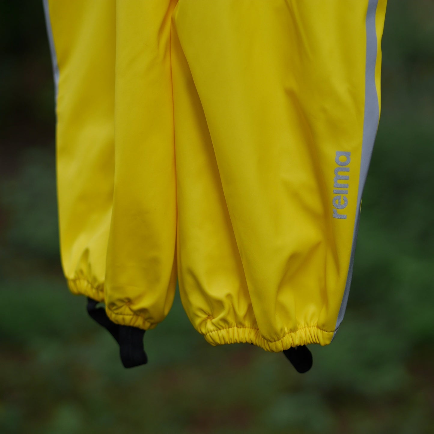 Lammikko Rain Pants/Bib - Yellow - Size 80 cm (12-18 m)