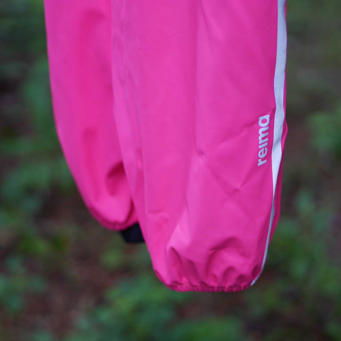 Lammikko Rain Pants/Bib - Pink - Size 128 (8 yr)