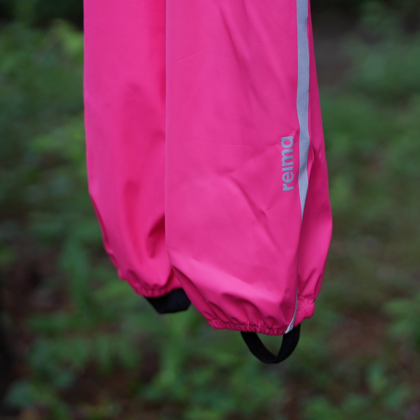 Lammikko Rain Pants/Bib - Pink - Size 128 (8 yr)