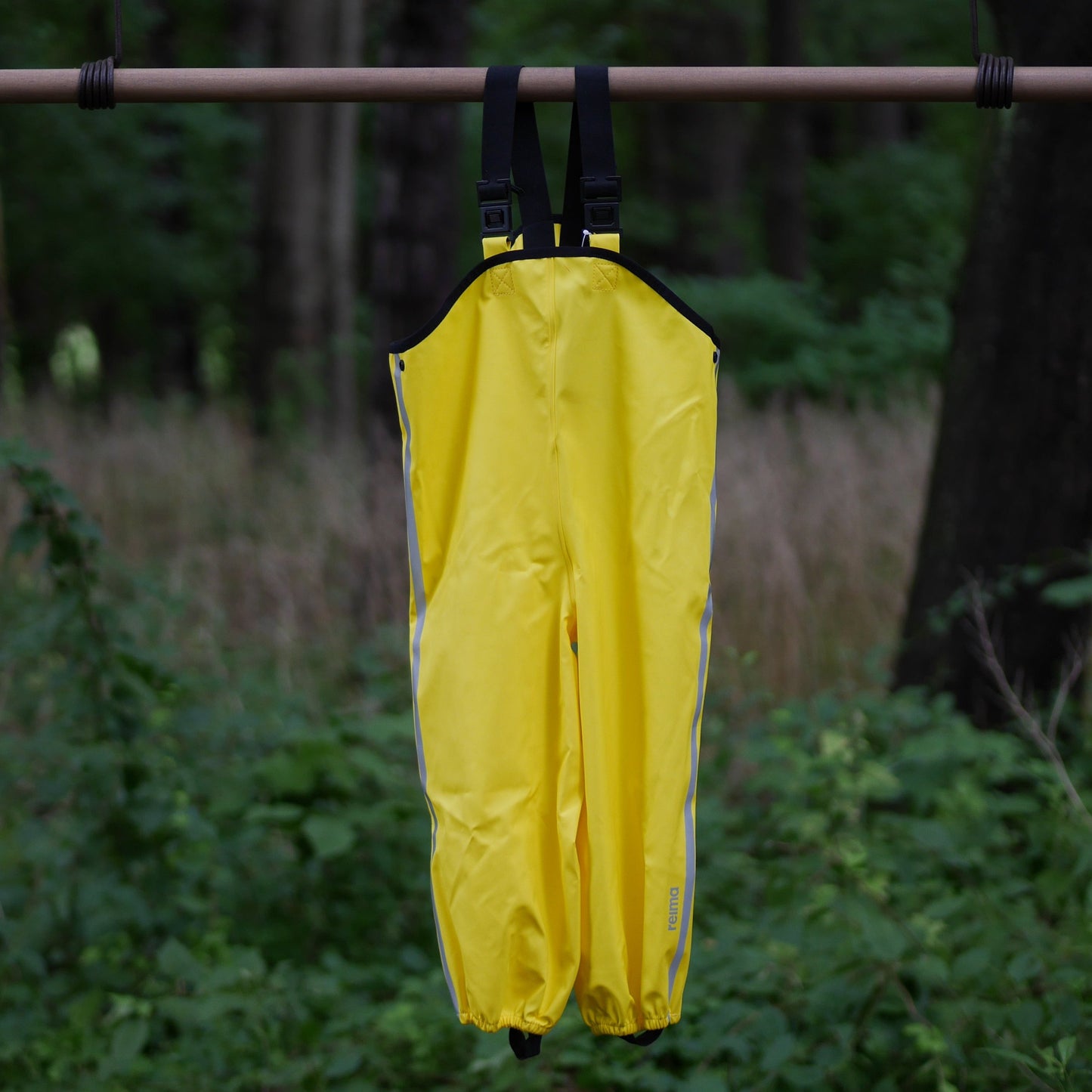 Lammikko Rain Pants/Bib - Yellow- Size 98 (3T)