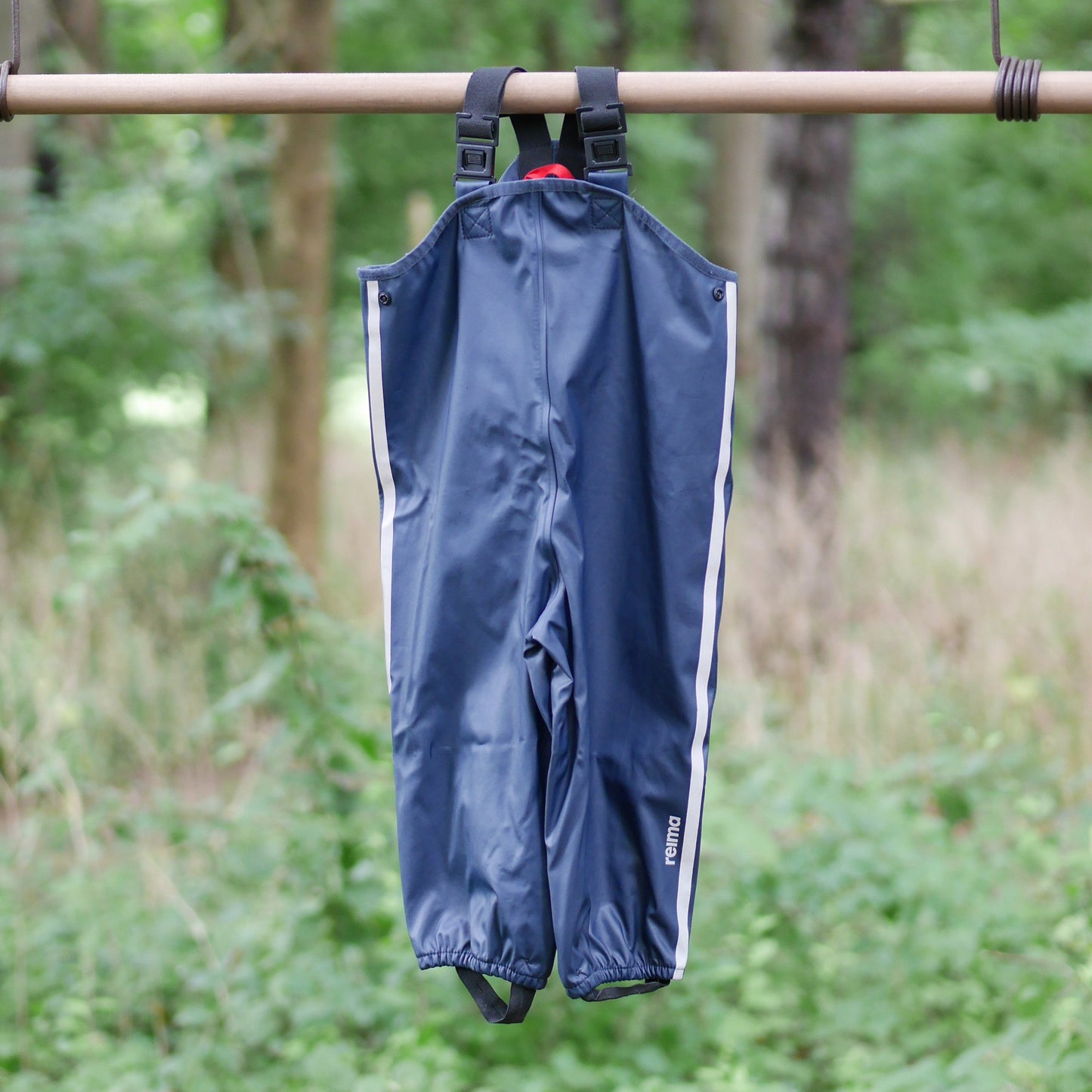 Lammikko Rain Pants/Bib - Navy - Size 86 (18-24 m)