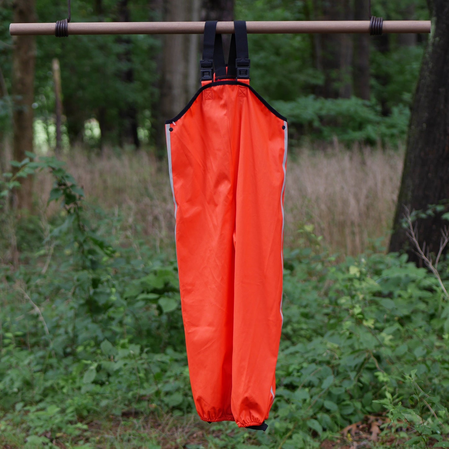 Lammikko Rain Pants/Bib - Orange - Size 122 (7 yr)