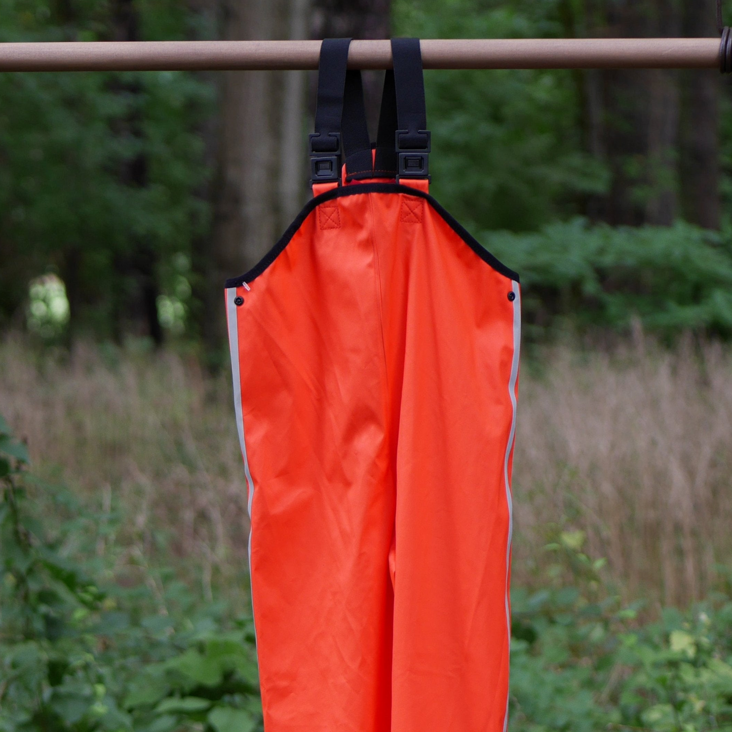Lammikko Rain Pants/Bib - Orange - Size 122 (7 yr)