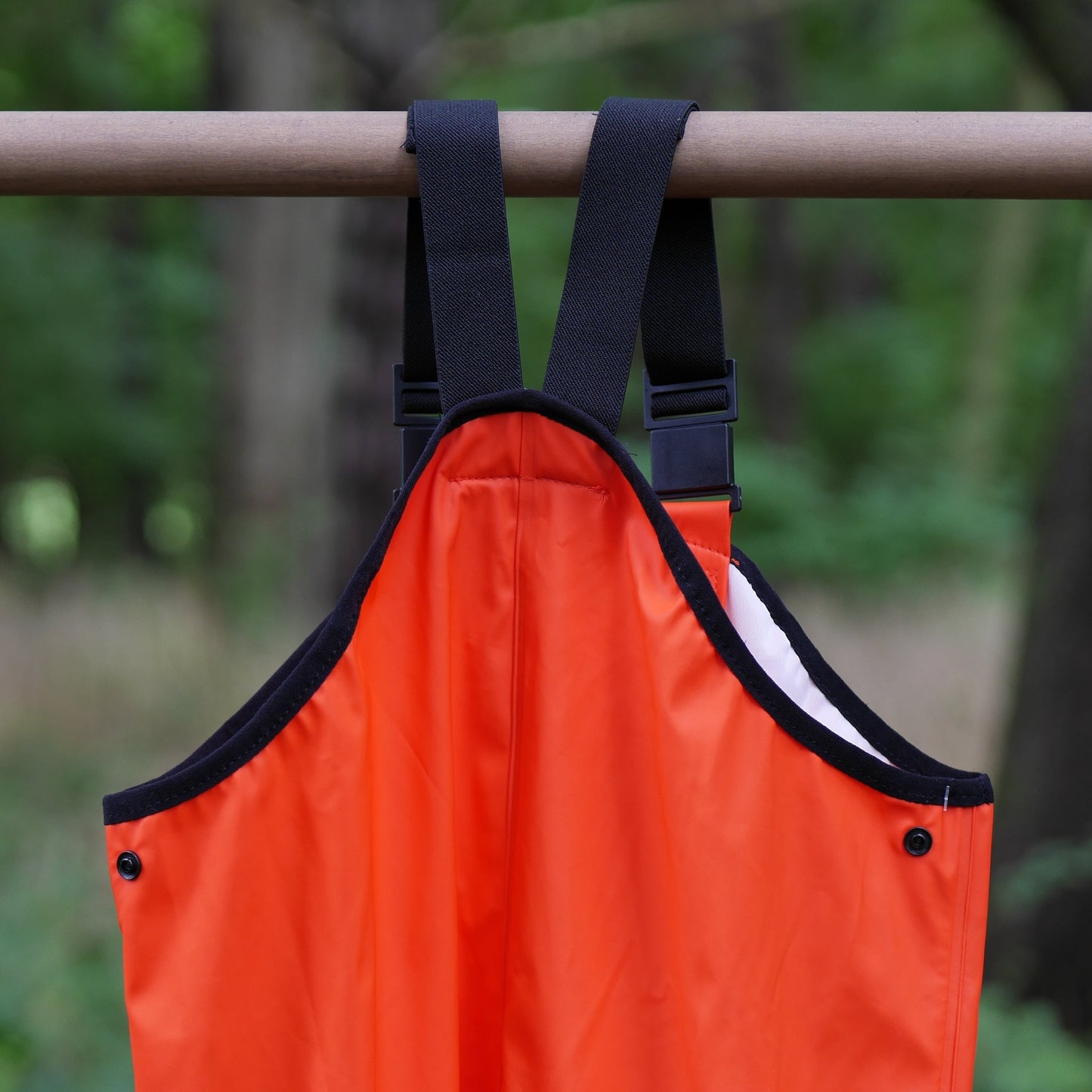 Lammikko Rain Pants/Bib - Orange - Size 122 (7 yr)