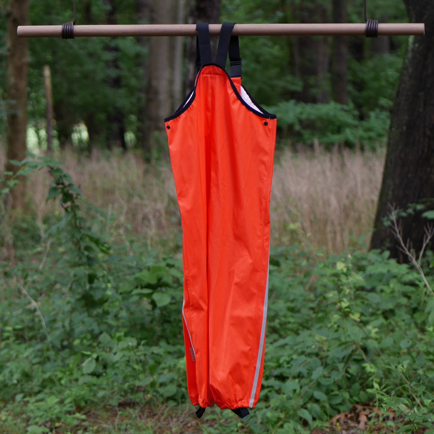 Lammikko Rain Pants/Bib - Orange - Size 122 (7 yr)