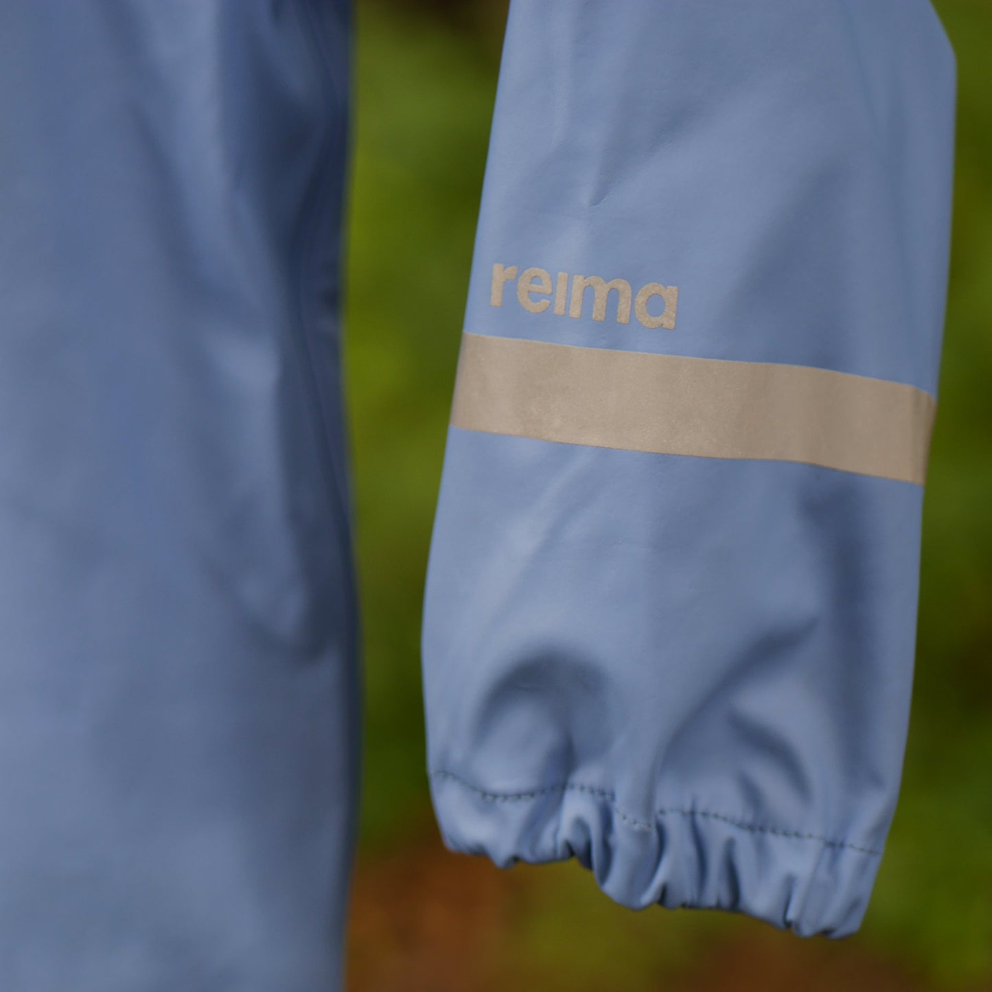 Lampi Waterproof Hooded Rain Coat - Denim Blue - Size 110 (5 yr)