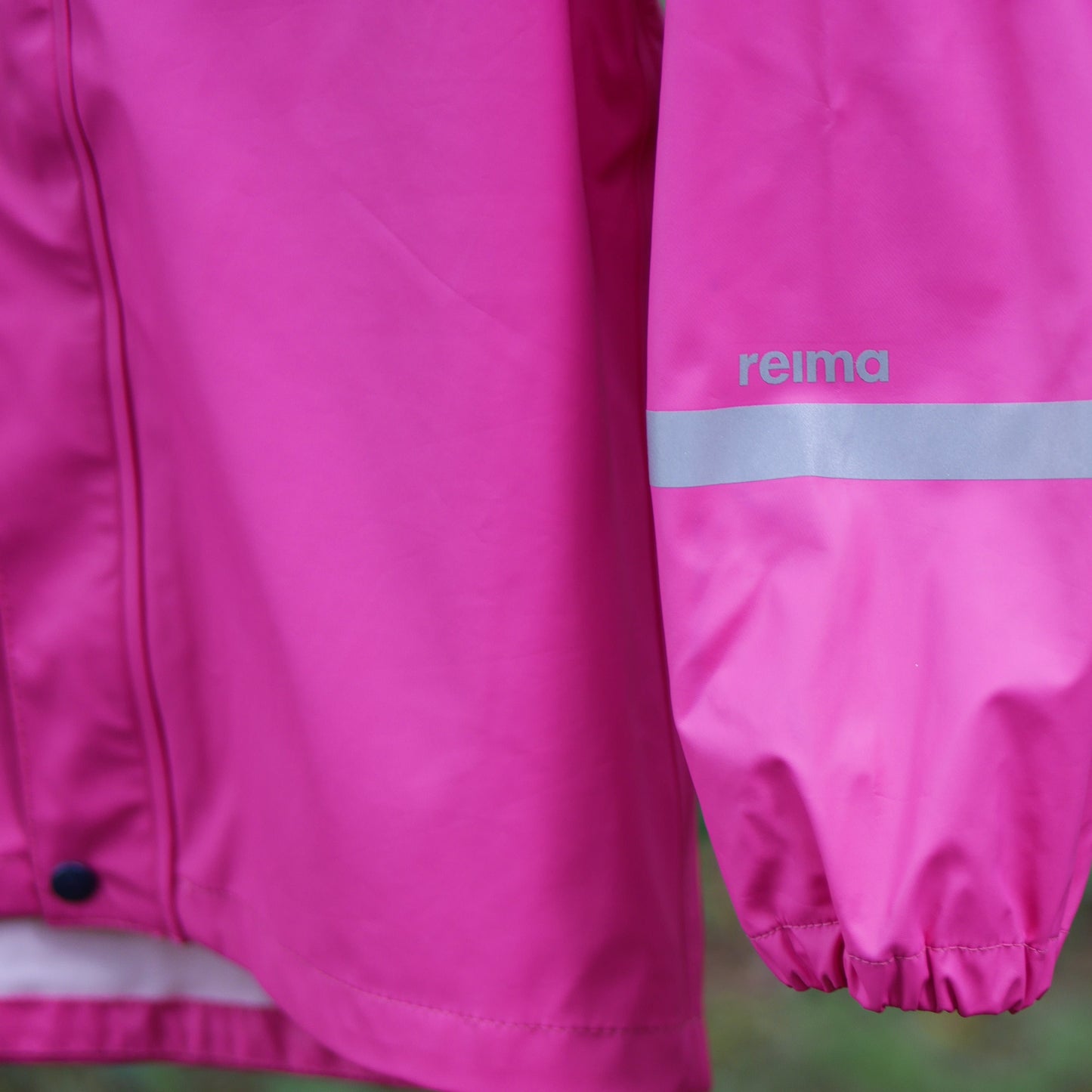 Lampi Waterproof Hooded Rain Coat - Fuchsia - Size 140 (10 yr)