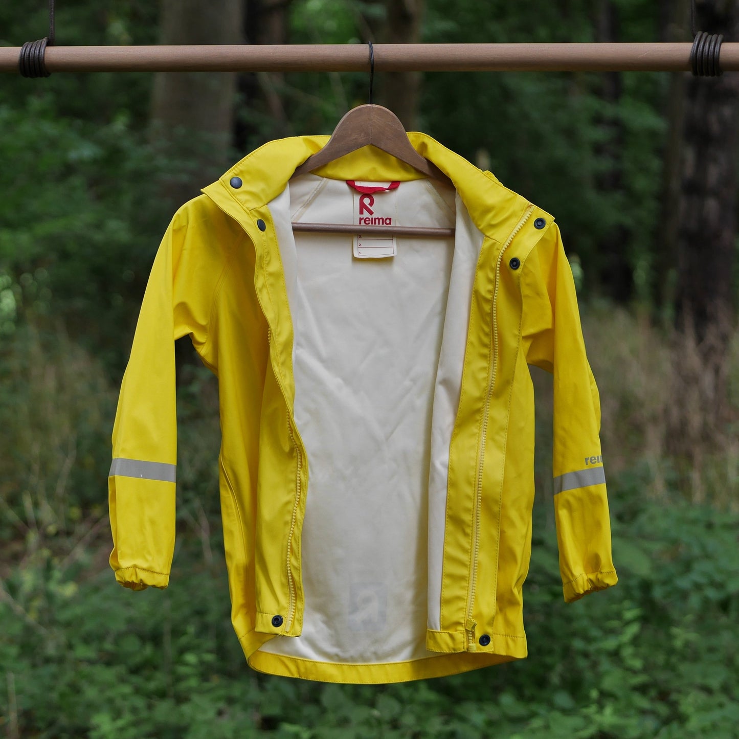 Lampi Waterproof Hooded Rain Coat - Yellow - Size 134 (9 yr)