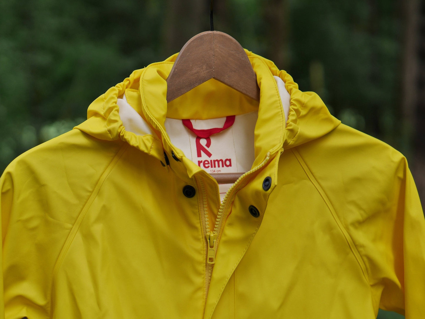 Lampi Waterproof Hooded Rain Coat - Yellow - Size 134 (9 yr)