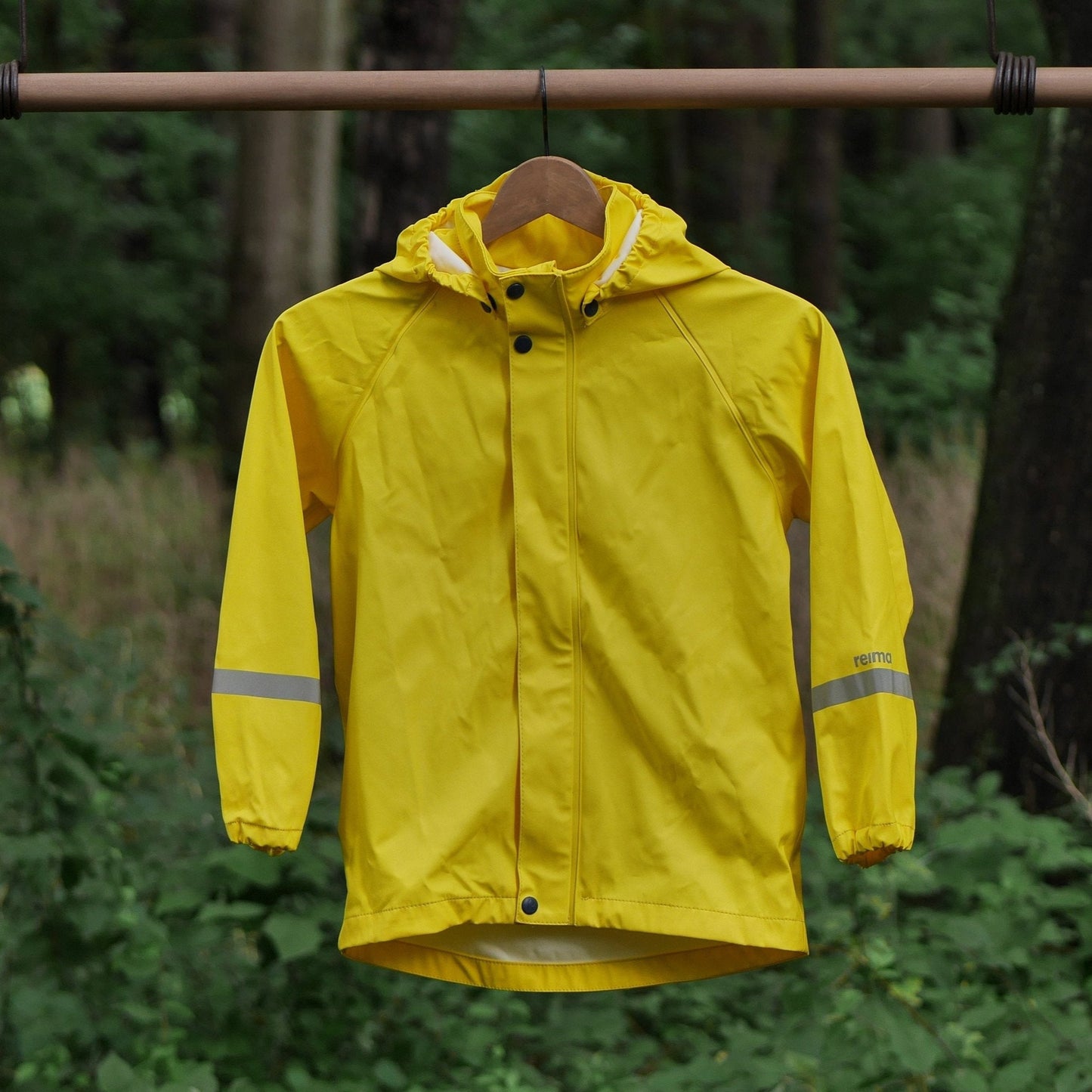 Lampi Waterproof Hooded Rain Coat - Yellow - Size 134 (9 yr)