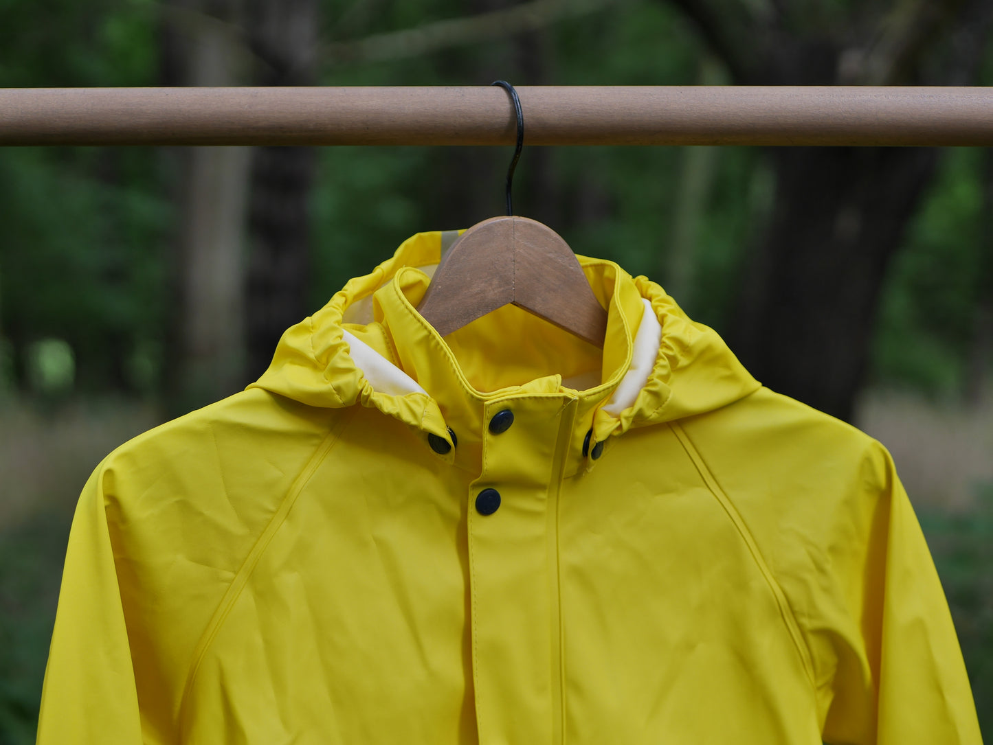 Lampi Waterproof Hooded Rain Coat - Yellow - Size 134 (9 yr)