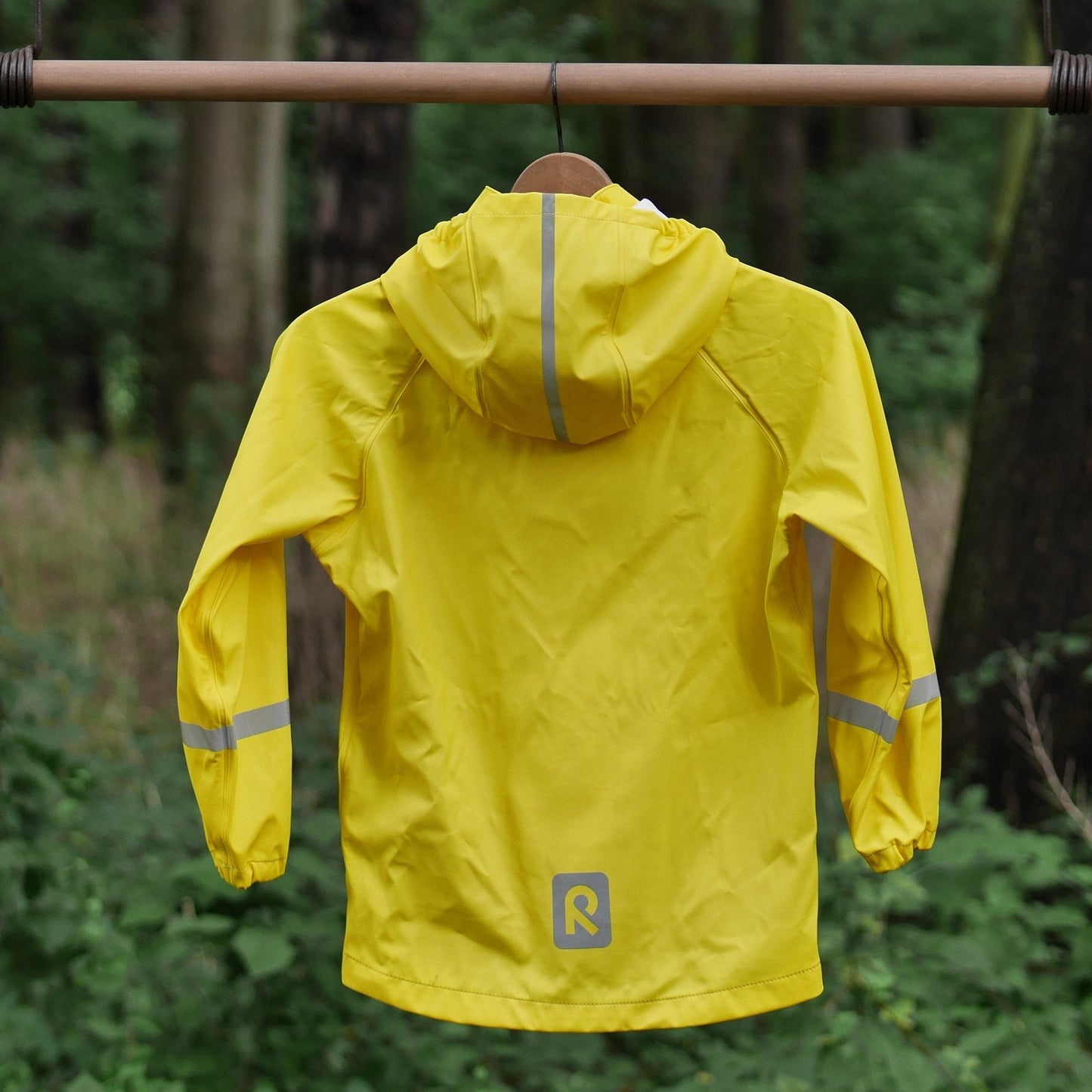 Lampi Waterproof Hooded Rain Coat - Yellow - Size 134 (9 yr)