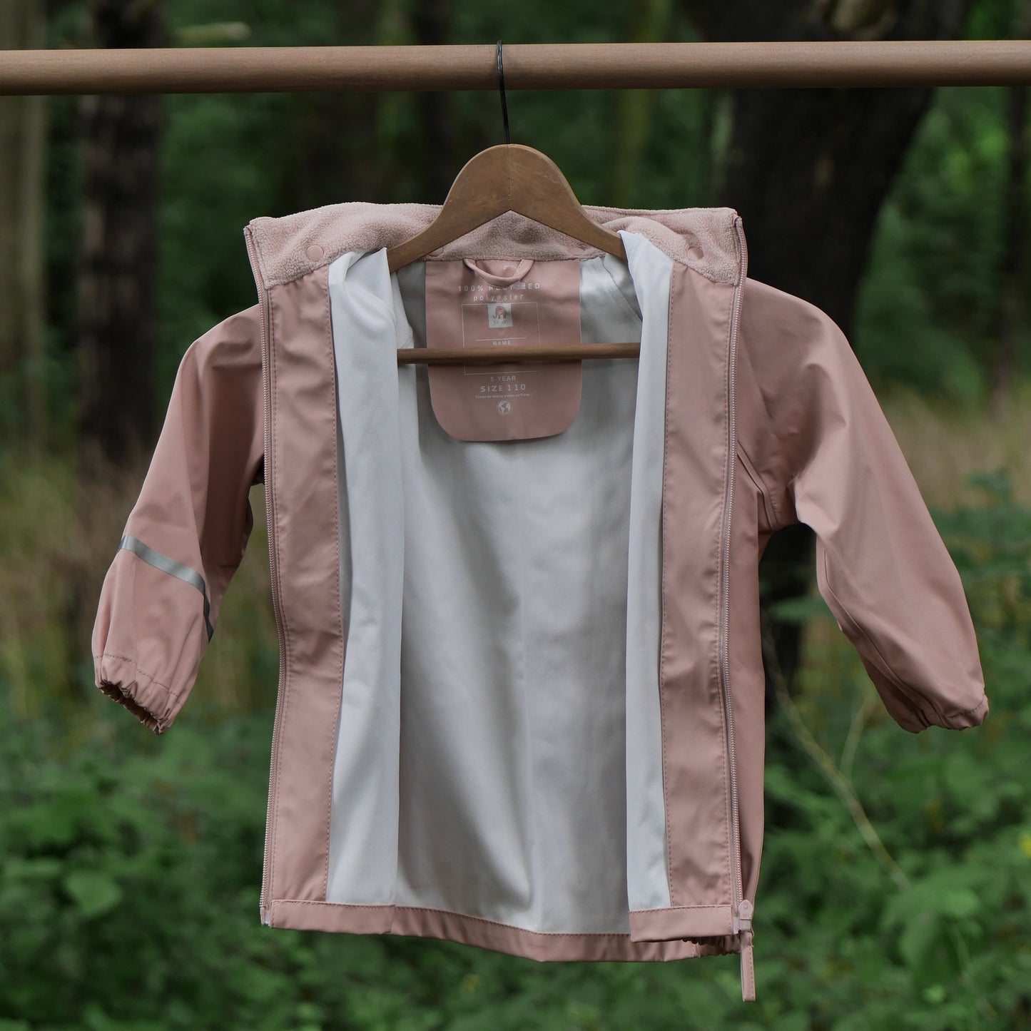 Eco Rain Coat - Misty Rose- Size 110 (5 yr)