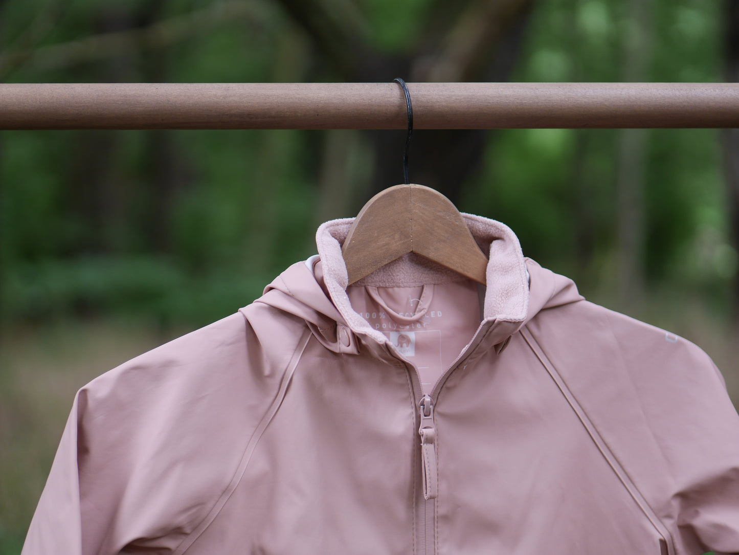 Eco Rain Coat - Misty Rose- Size 110 (5 yr)