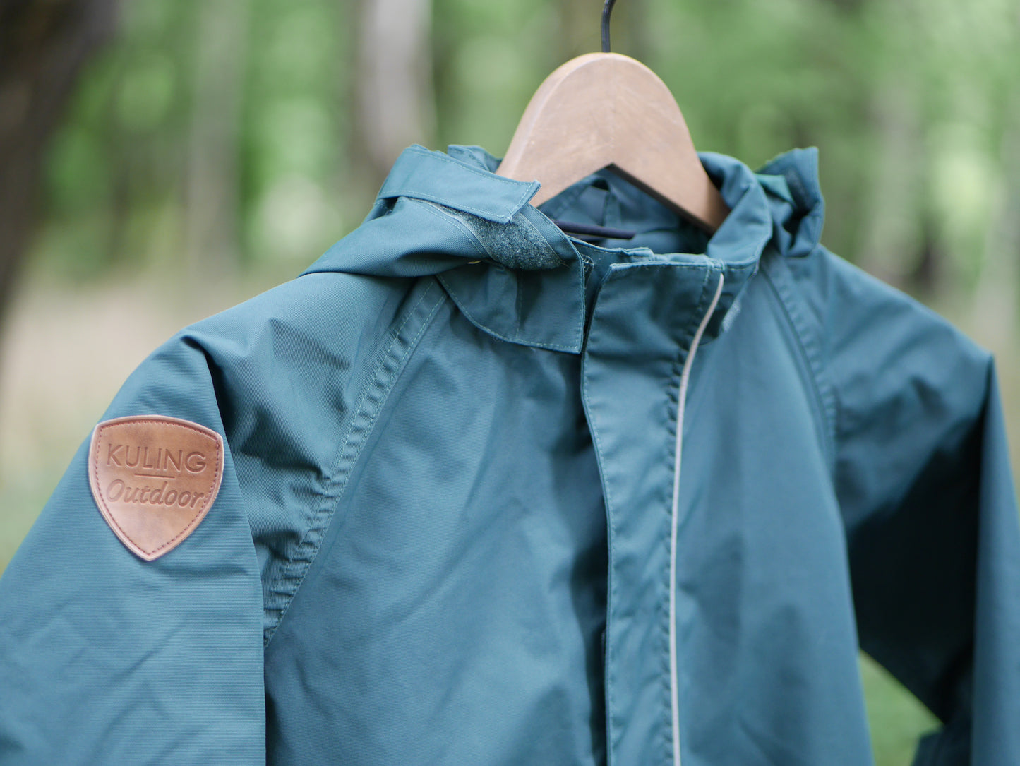 One Piece Bristol Shell Coverall Rain Suit - Deep Green- Size 110 (5 yr)