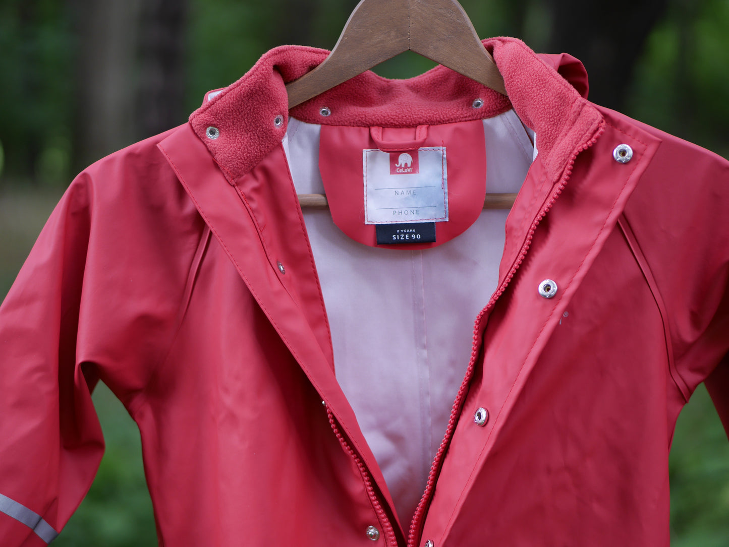 One Piece Classic Rain Suit- Baked Apple - Size 90 (2 yr)