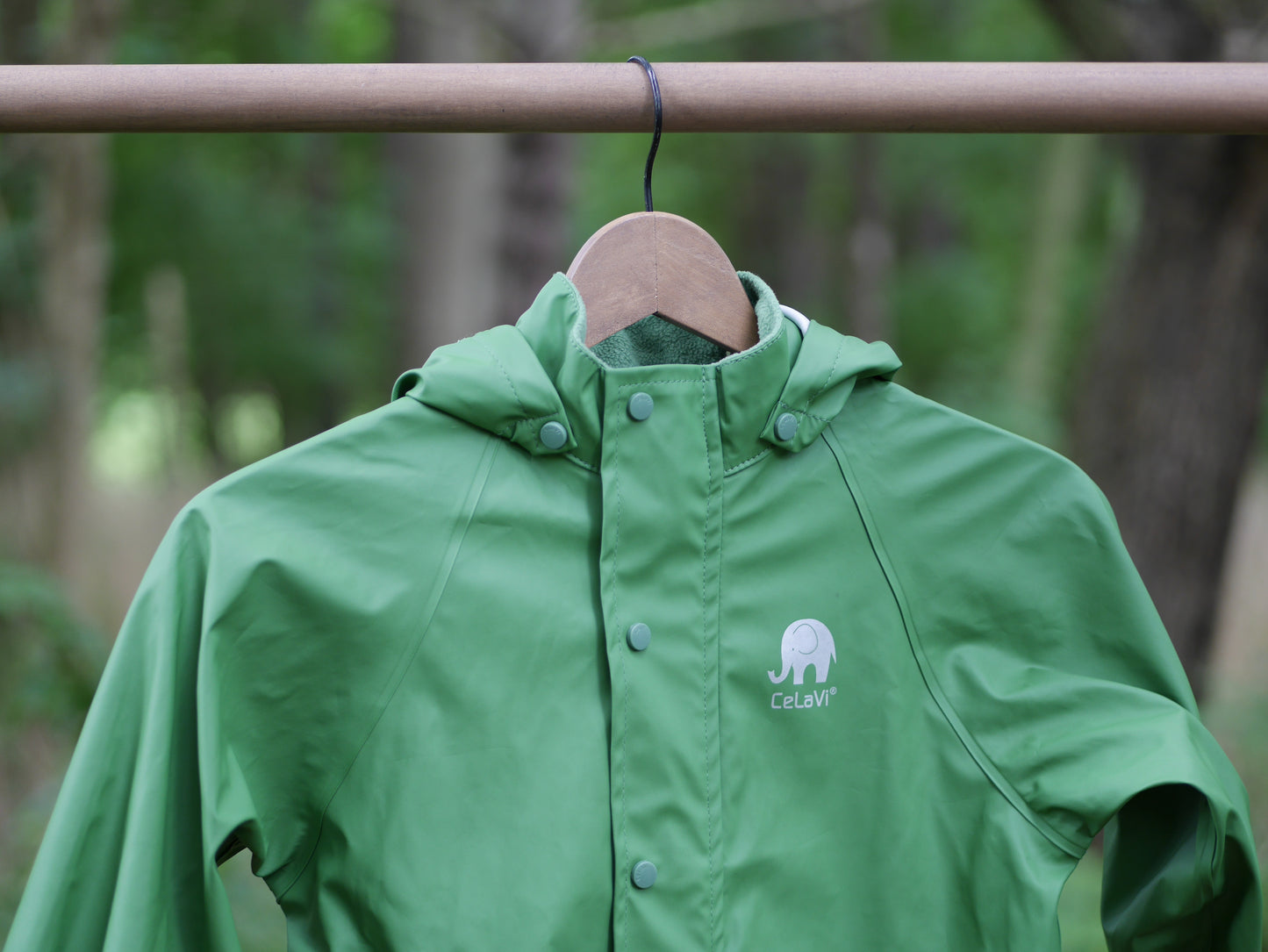 One Piece Classic Rain Suit- Elm Green - Size 110 (5 yr)