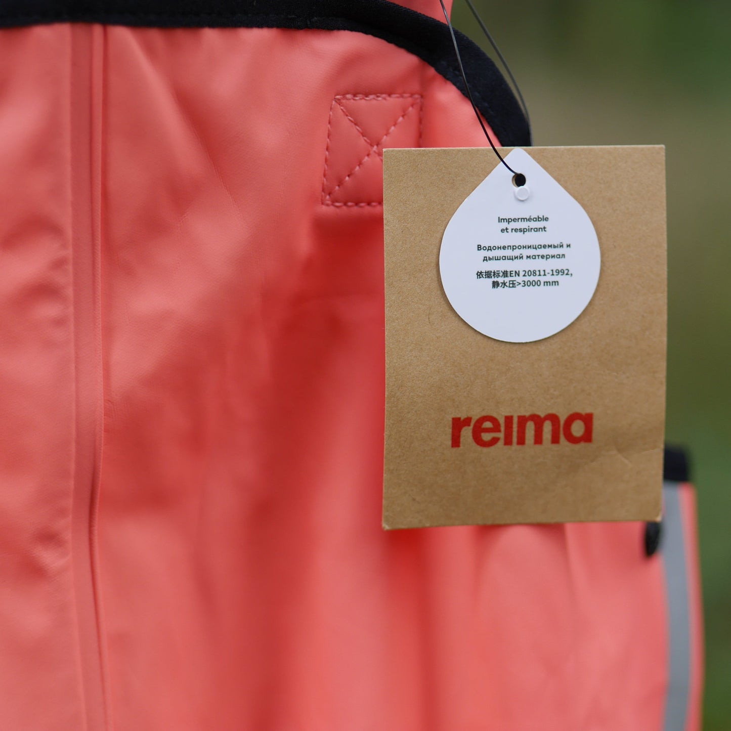 Lammikko Rain Pants/Bib - Misty Red - Size 116 (6 yr)