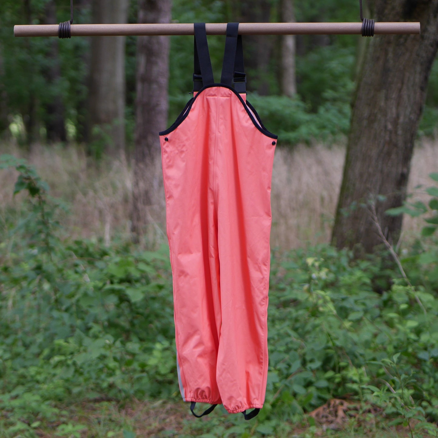 Lammikko Rain Pants/Bib - Misty Red - Size 116 (6 yr)