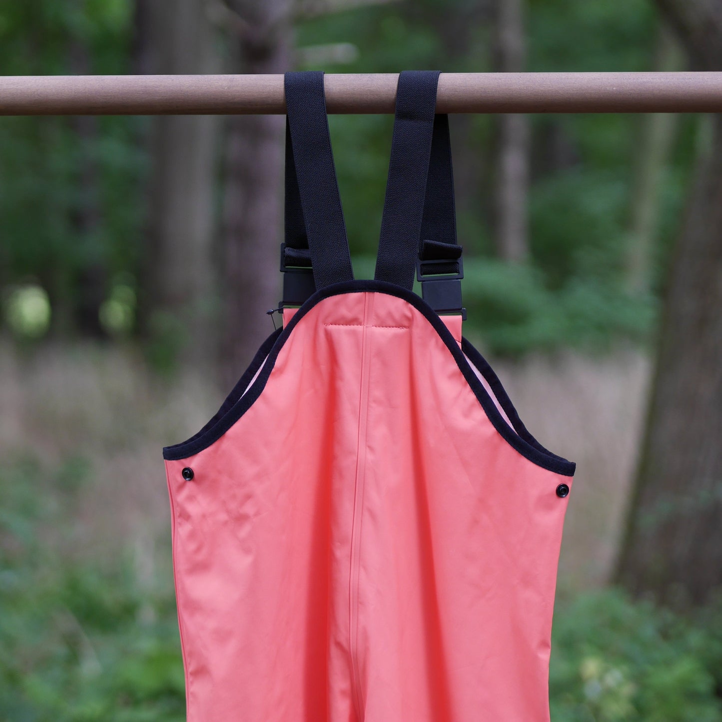 Lammikko Rain Pants/Bib - Misty Red - Size 116 (6 yr)