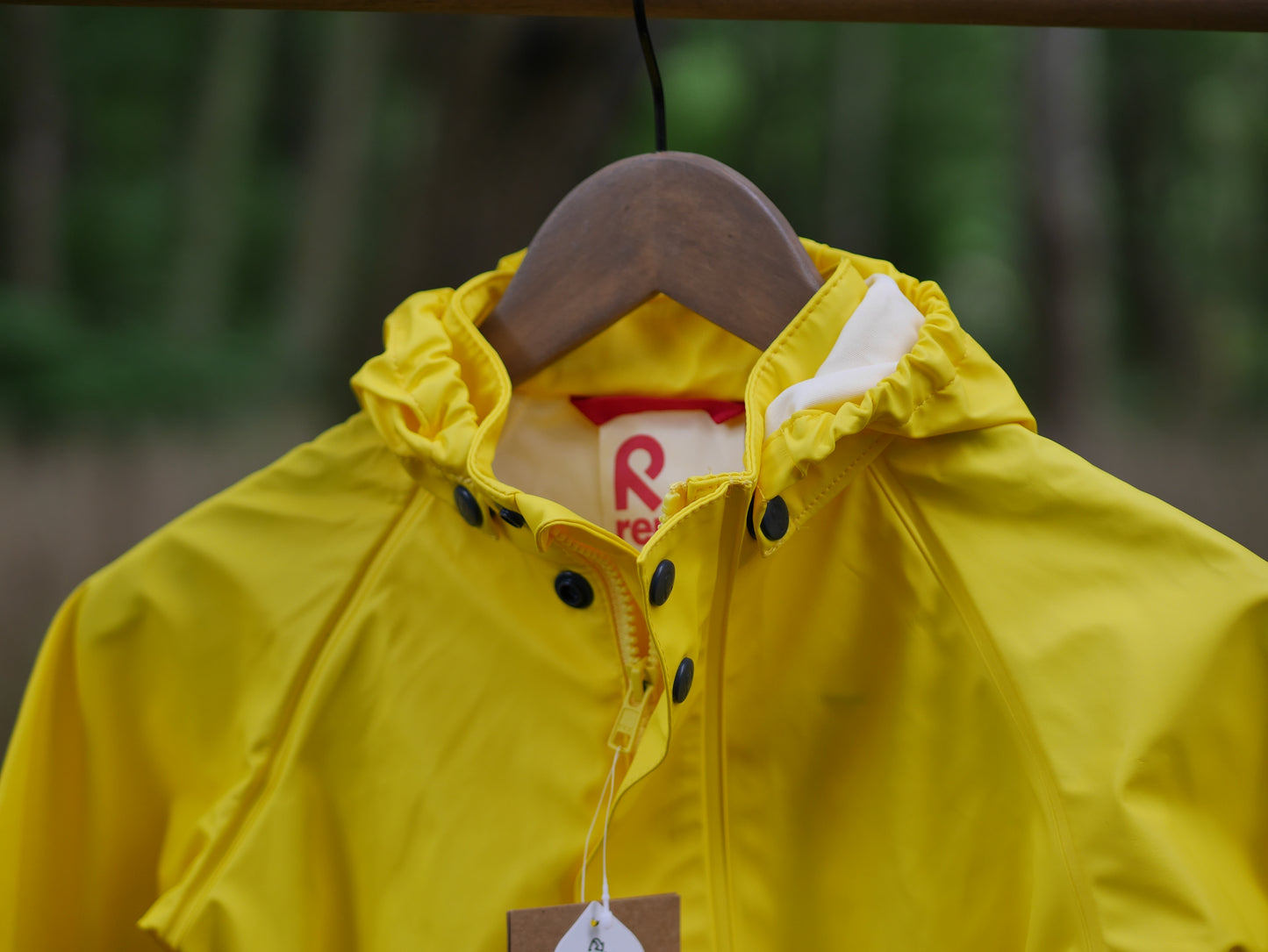 Lampi Waterproof Hooded Rain Coat- Yellow - Size 98 (3T)