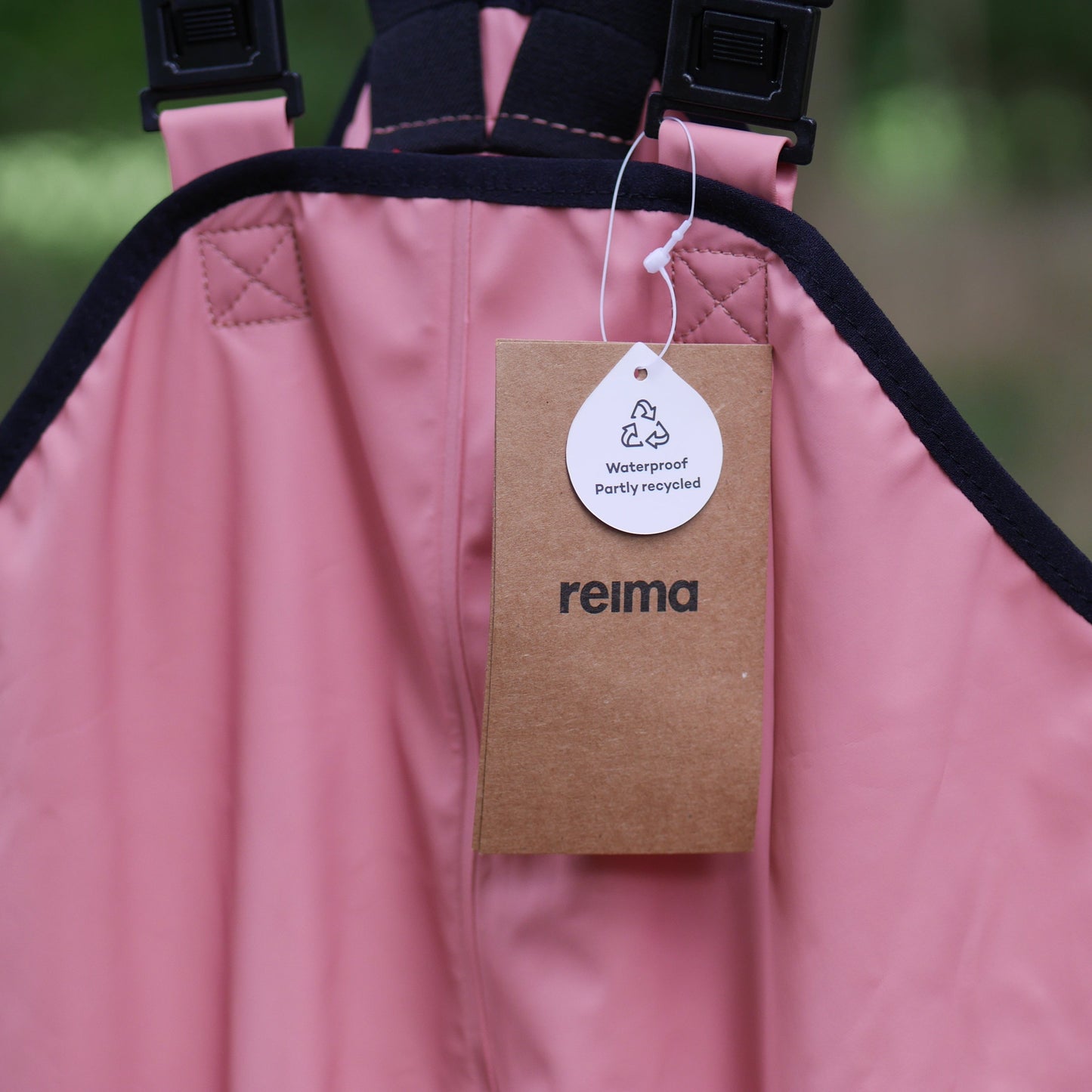 Lammikko Rain Pants/Bib - Rose Blush - Size 122 (7 yr)