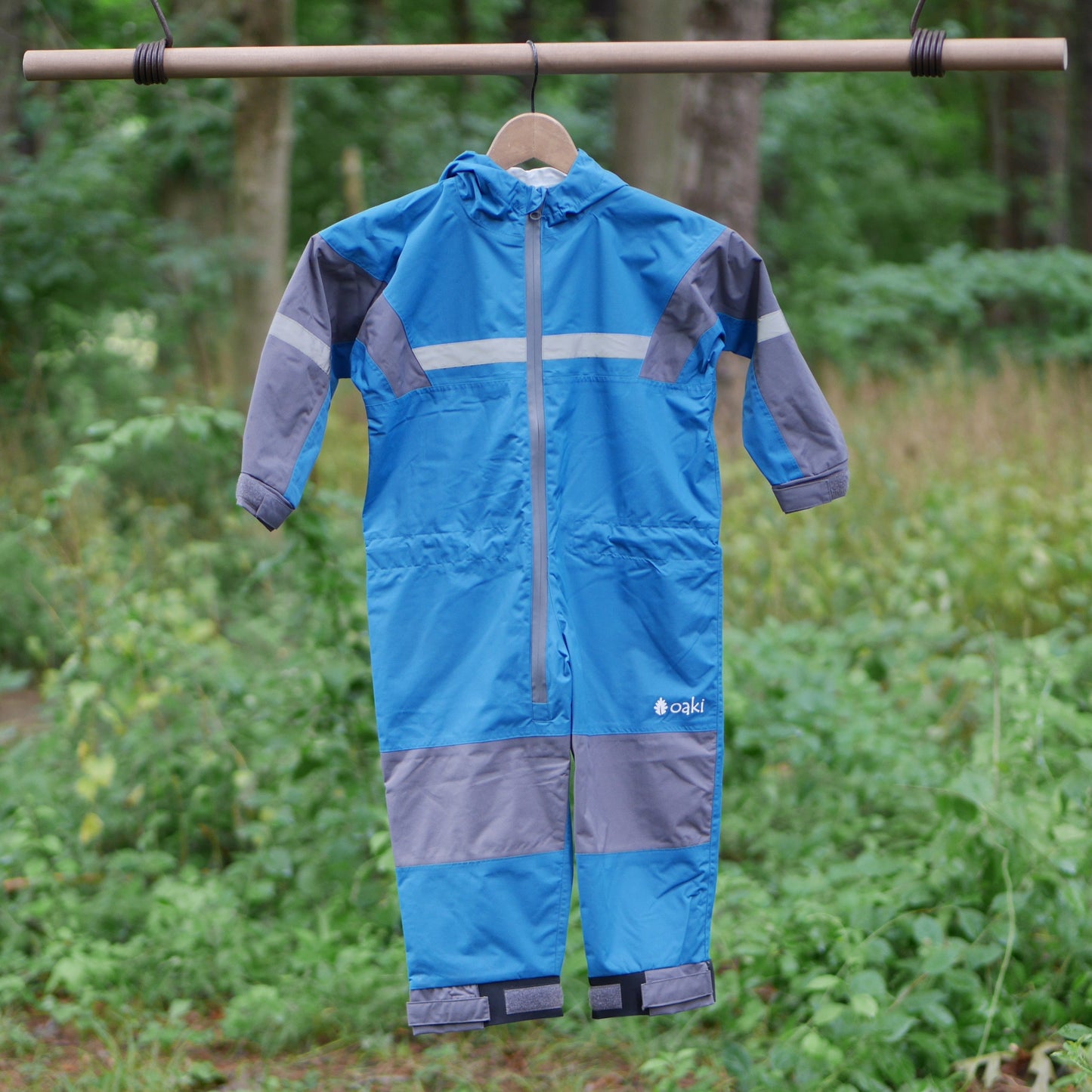 Kids' One-Piece Rain/Trail Suit - Celestial Blue - Size 4T