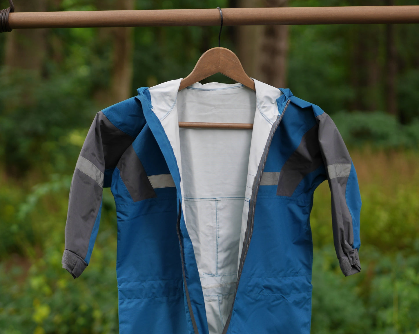 Kids' One-Piece Rain/Trail Suit - Celestial Blue - Size 4T